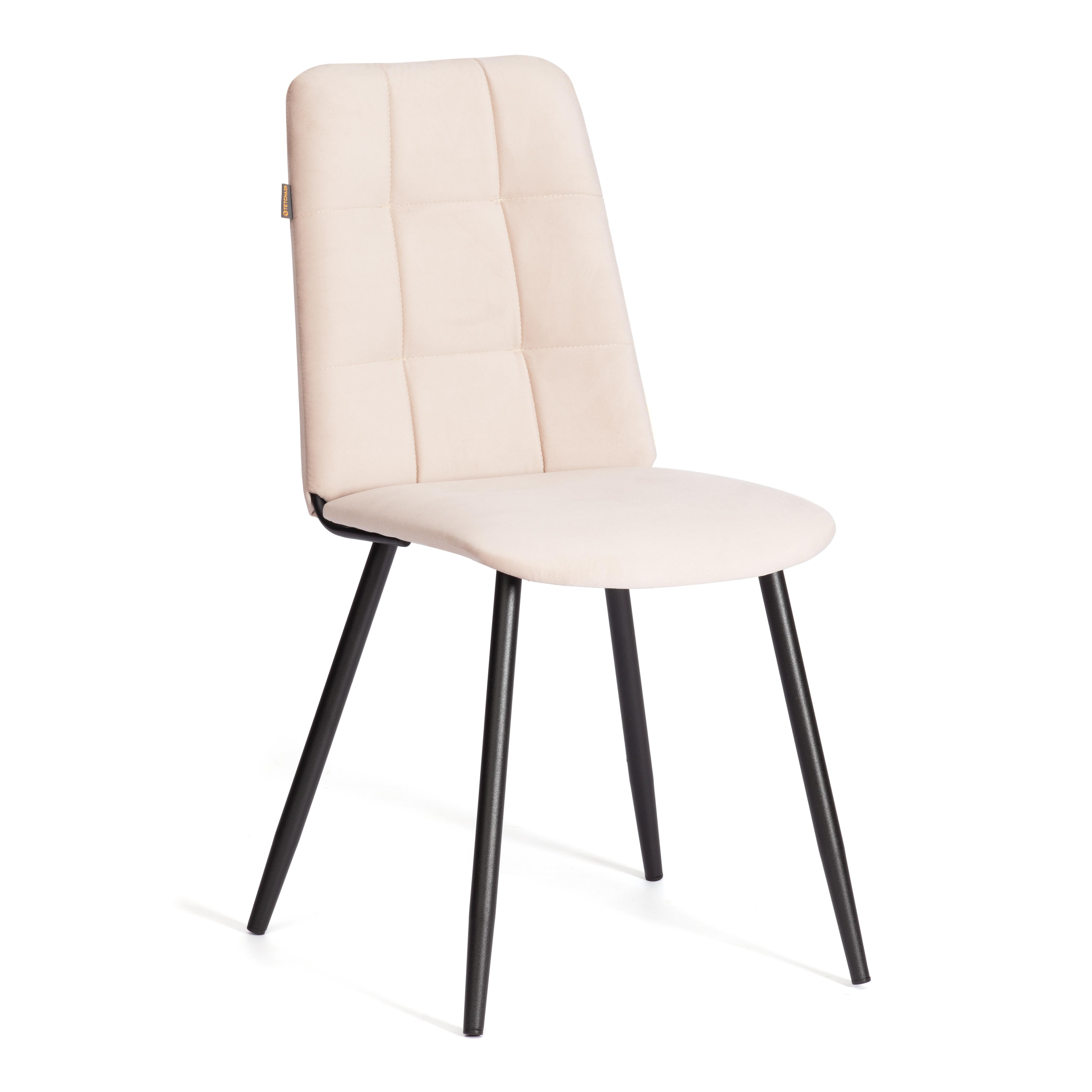 Стул TETCHAIR Asti TREND велюр бежевый 2 шт. - фото 4