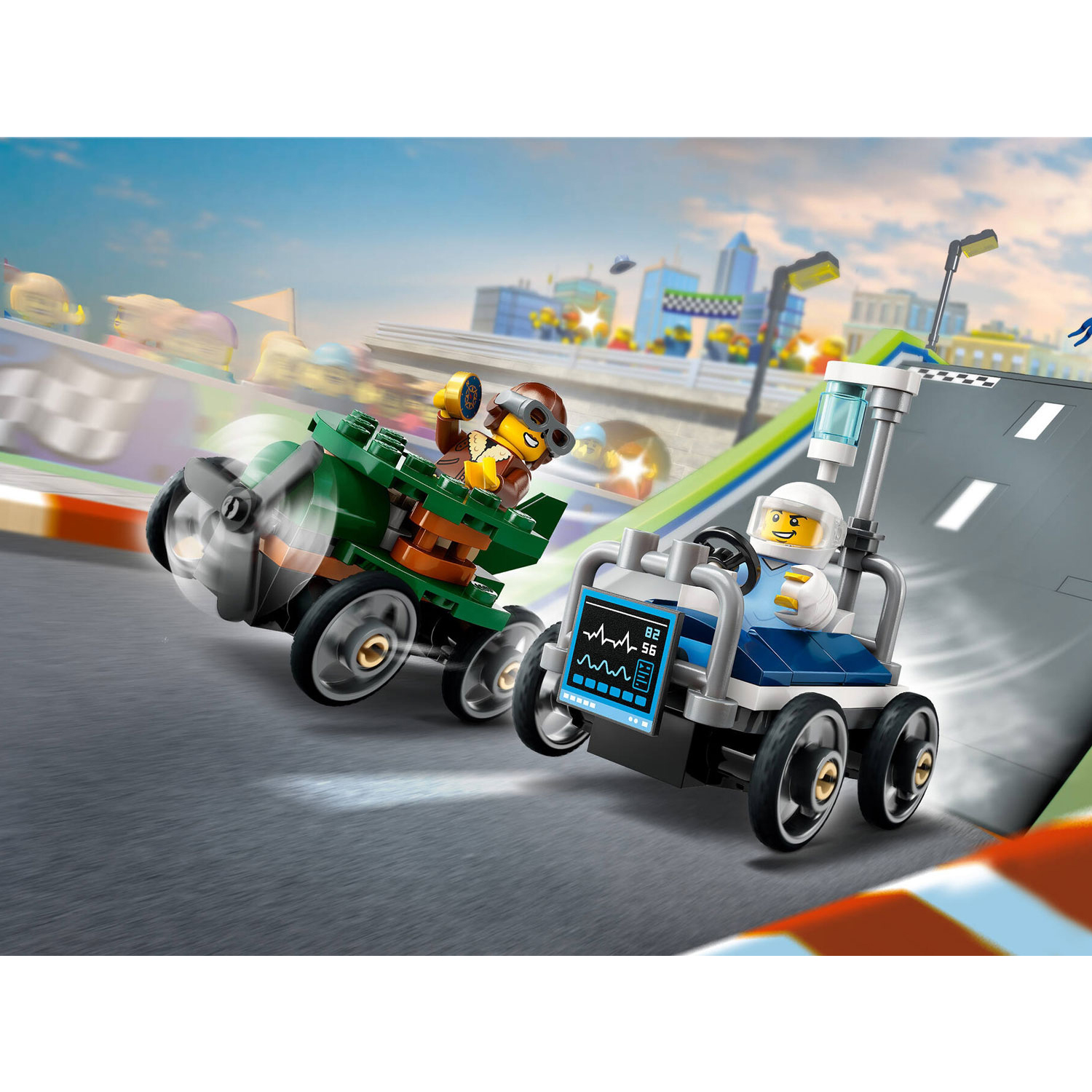 Конструктор LEGO City Самолет vs Больничная кровать блочный - фото 4