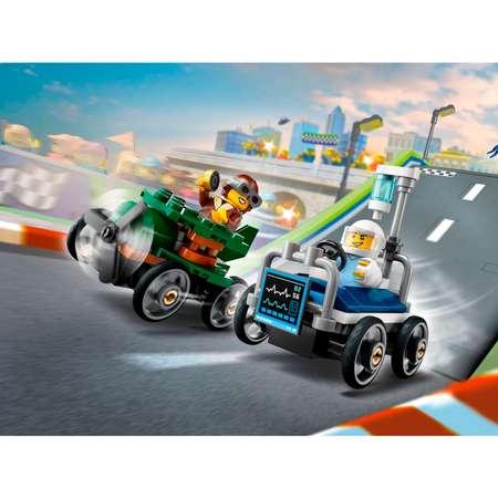 Конструктор LEGO City Самолет vs Больничная кровать блочный