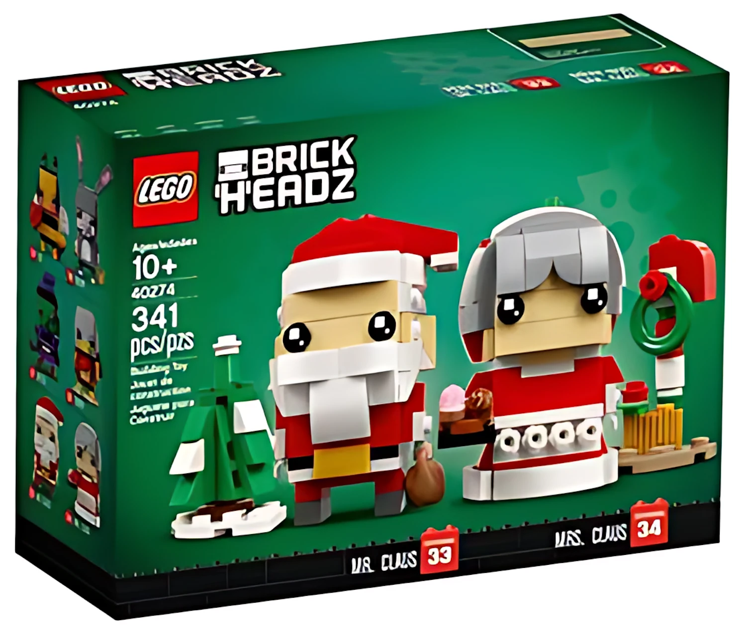 Конструктор LEGO BrickHeadz 40274 341 дет. - фото 1