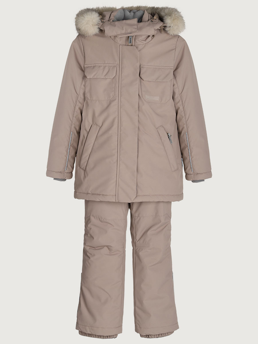 Куртка и полукомбинезон NIKASTYLE 7з7225 какао - фото 6