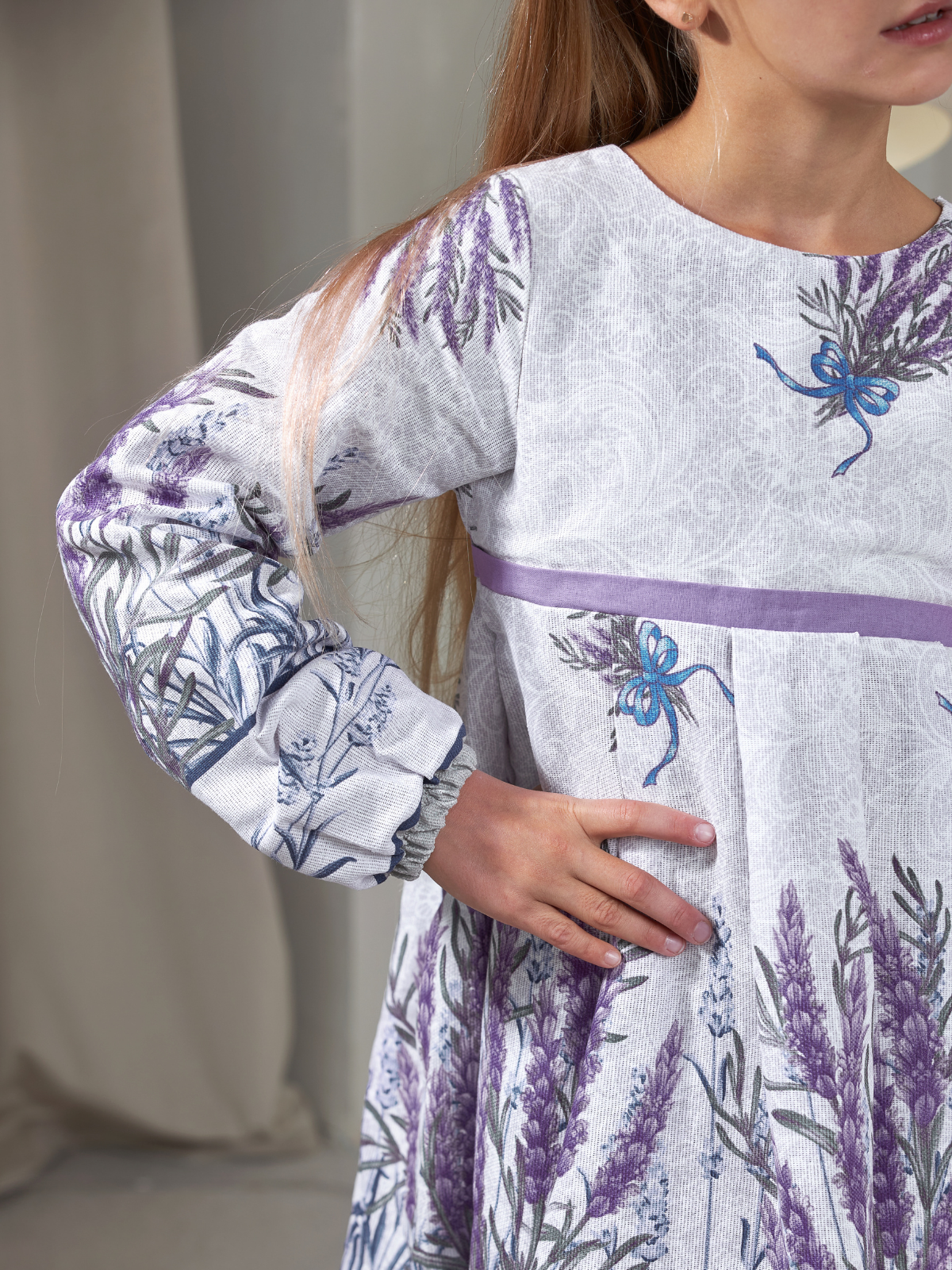 Платье MOUN платье_рогожка_дл/р_лаванда - фото 8