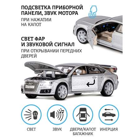 Автомобиль АВТОпанорама Audi A7 1:32