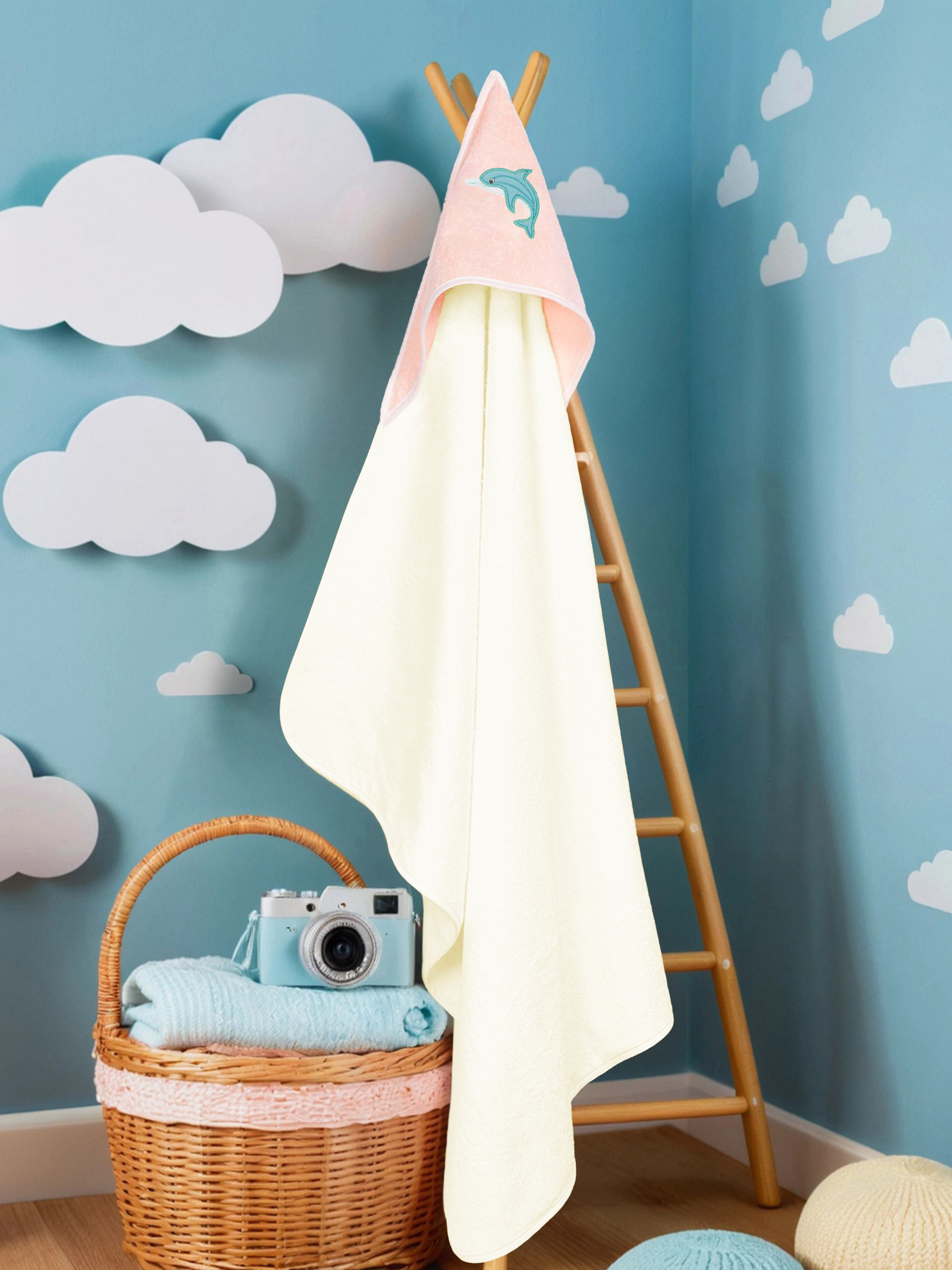 Полотенце уголок Wellness Малыш-01/23_Д 80 x 100 см 1 шт. - фото 1