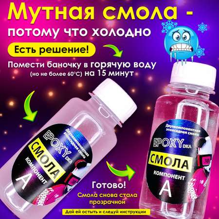 Набор для творчества MINI-TOYS эпоксидная смола Кольца и кулоны