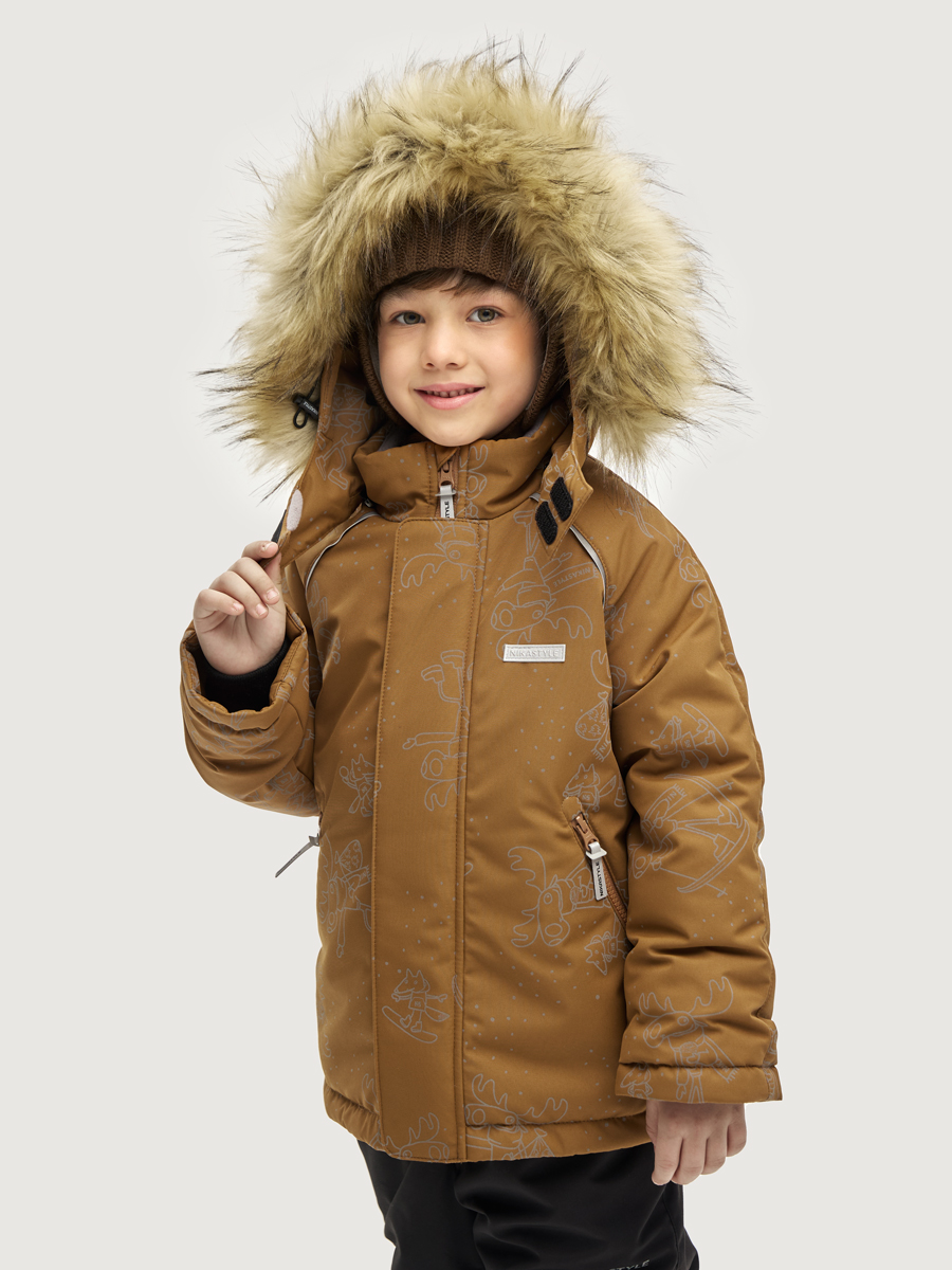 Костюм NIKASTYLE 7з0725 кэмел/черный - фото 6