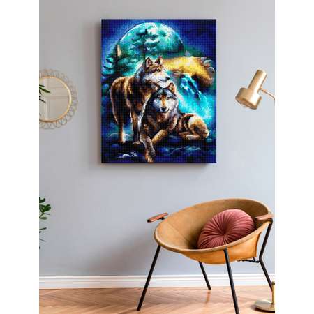 Алмазная мозаика Art on Canvas Лунная ночь в ассортименте