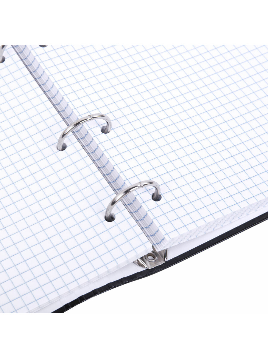 Тетрадь со сменным блоком Brauberg клетка 120 лист. - фото 10