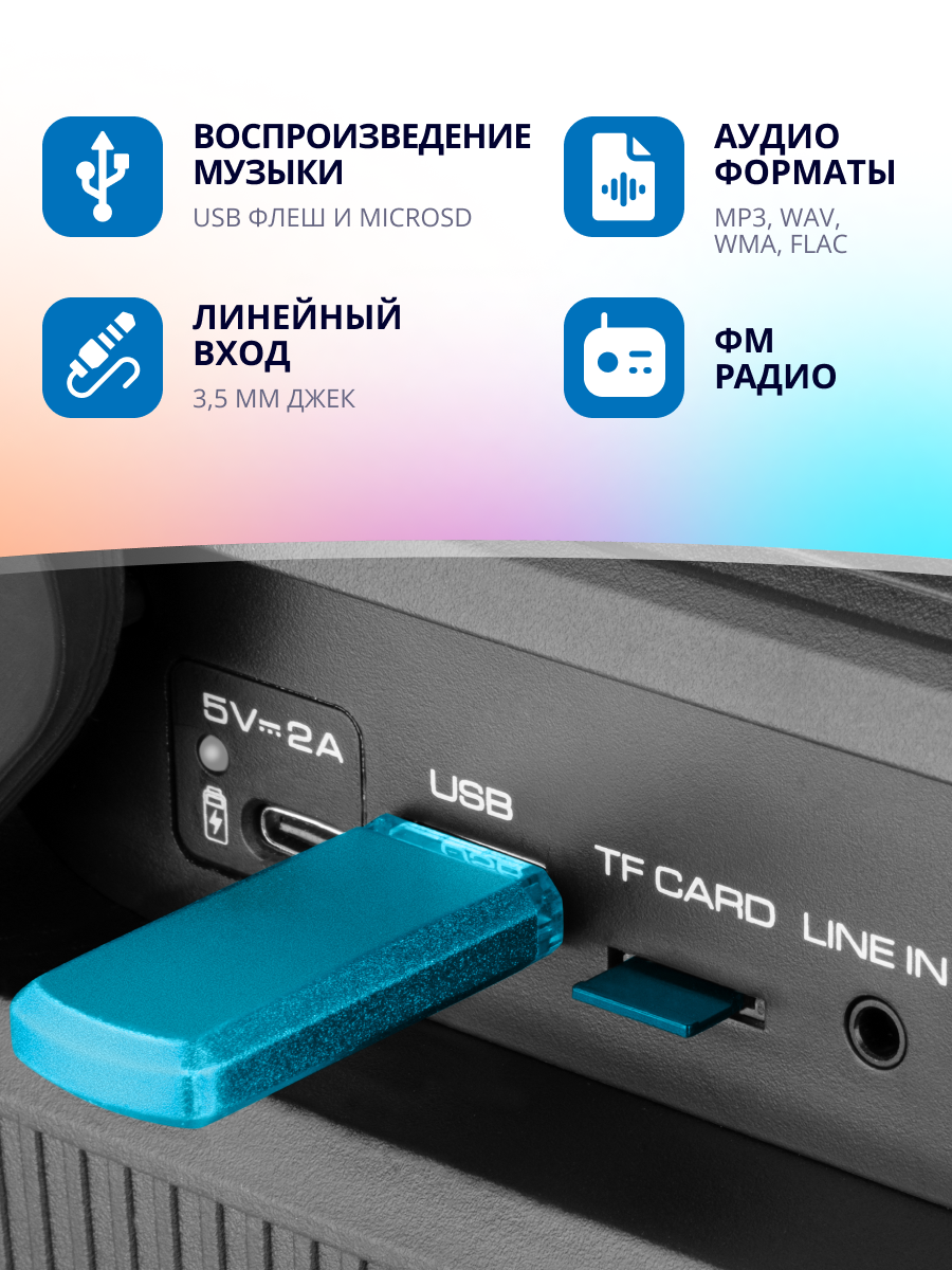 Колонка bluetooth SVEN PS-860 - фото 6