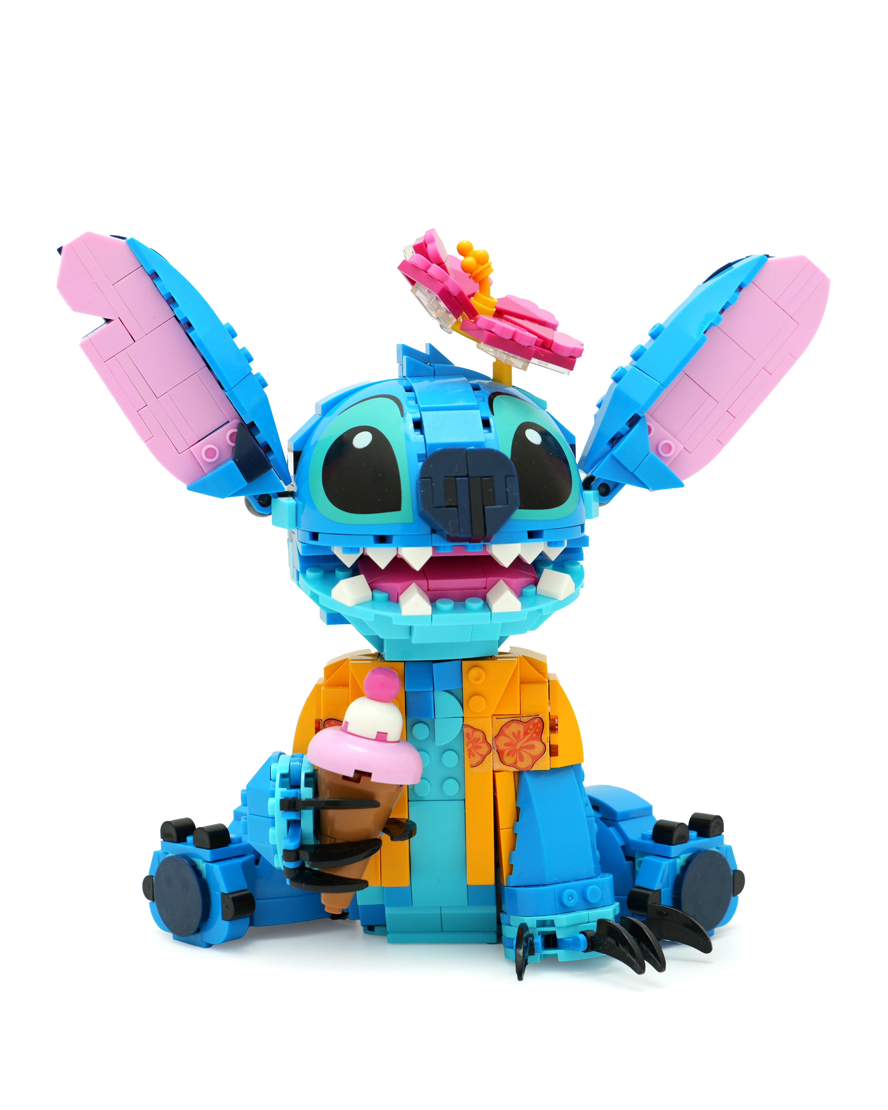 Конструктор Stitch Стич синий 744 дет. - фото 7
