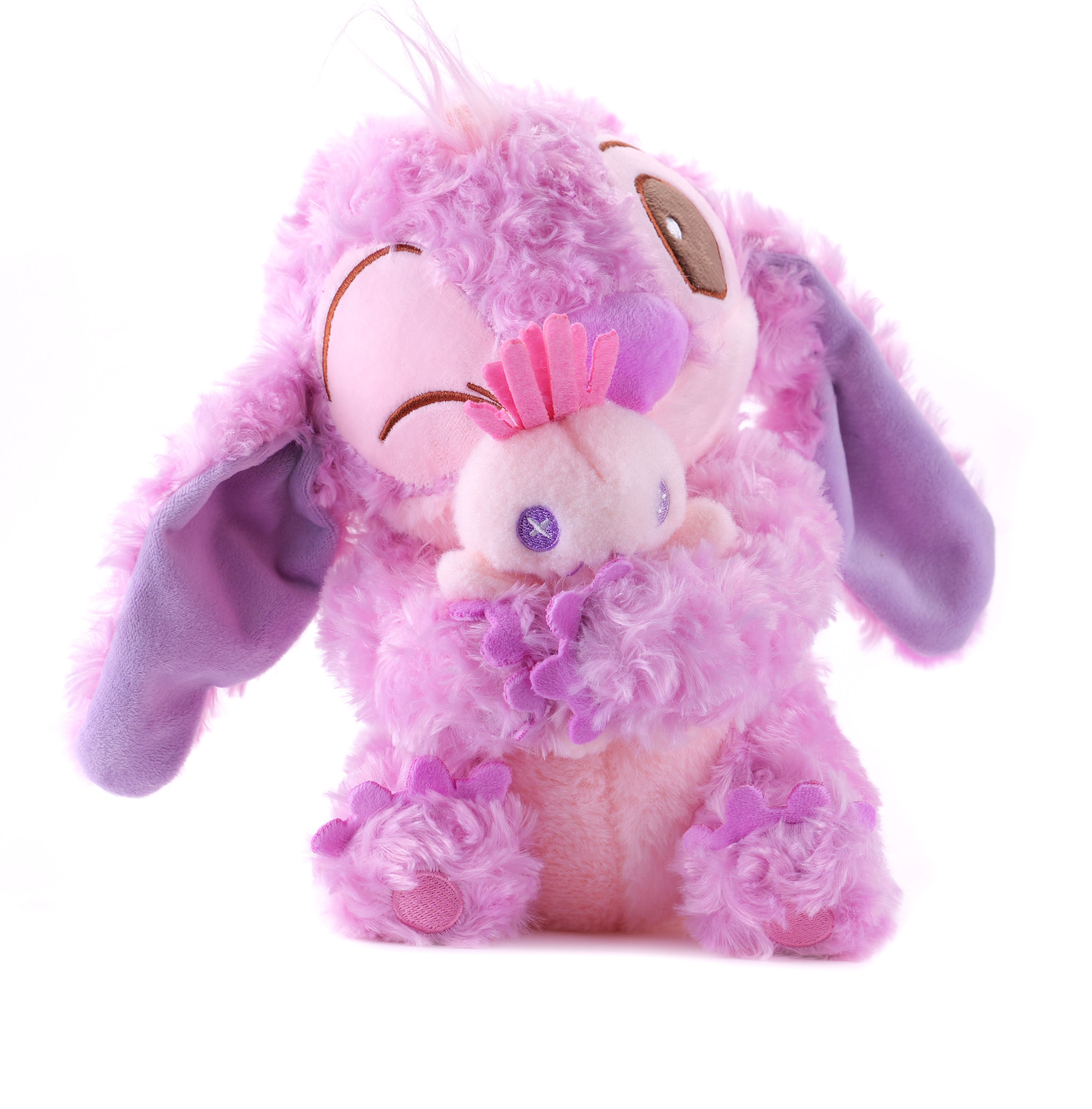 Игрушка мягкая Stitch розовый - фото 6