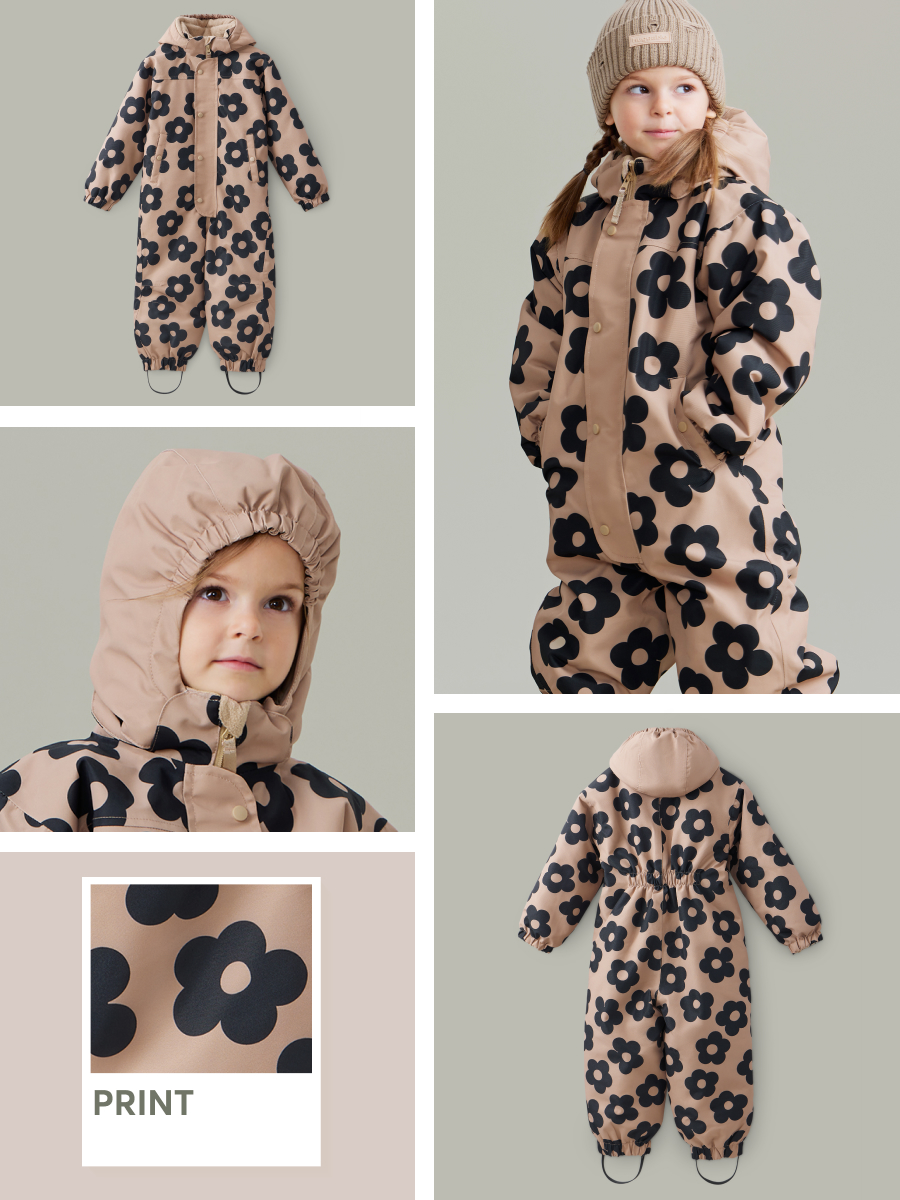 Комбинезон Happy Baby 89077_beige-black - фото 6