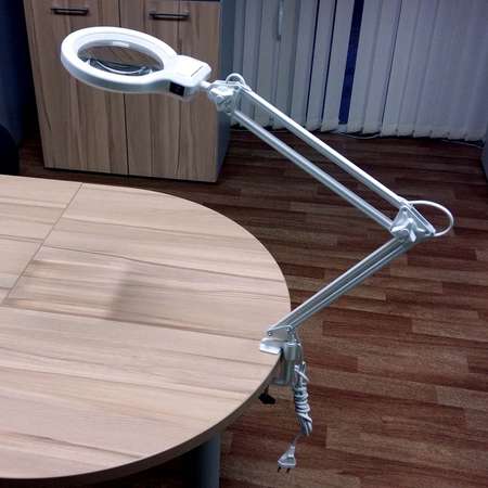 Настольный светильник Трансвит Леда белый