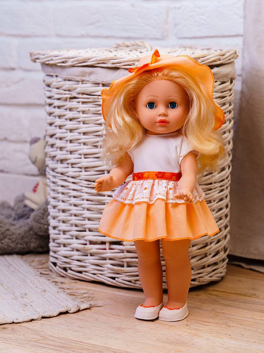 Кукла классическая СТРАНА КУКОЛ большая говорящая Алиса высота 40 см 22-19.3 - фото 14