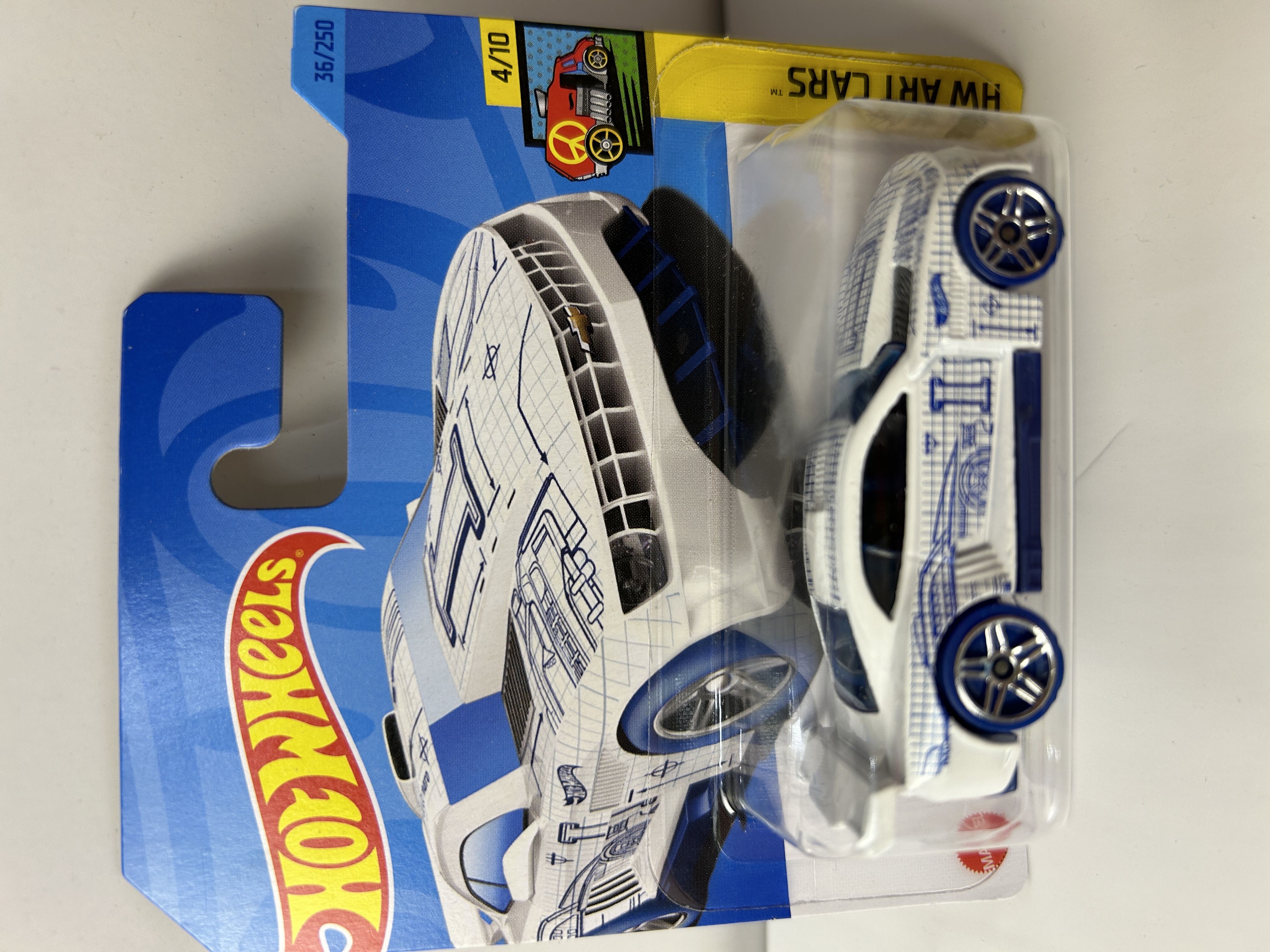 Автомобиль Hot Wheels Custom 11 Camaro HW Art cars 1:64 65303 - фото 2