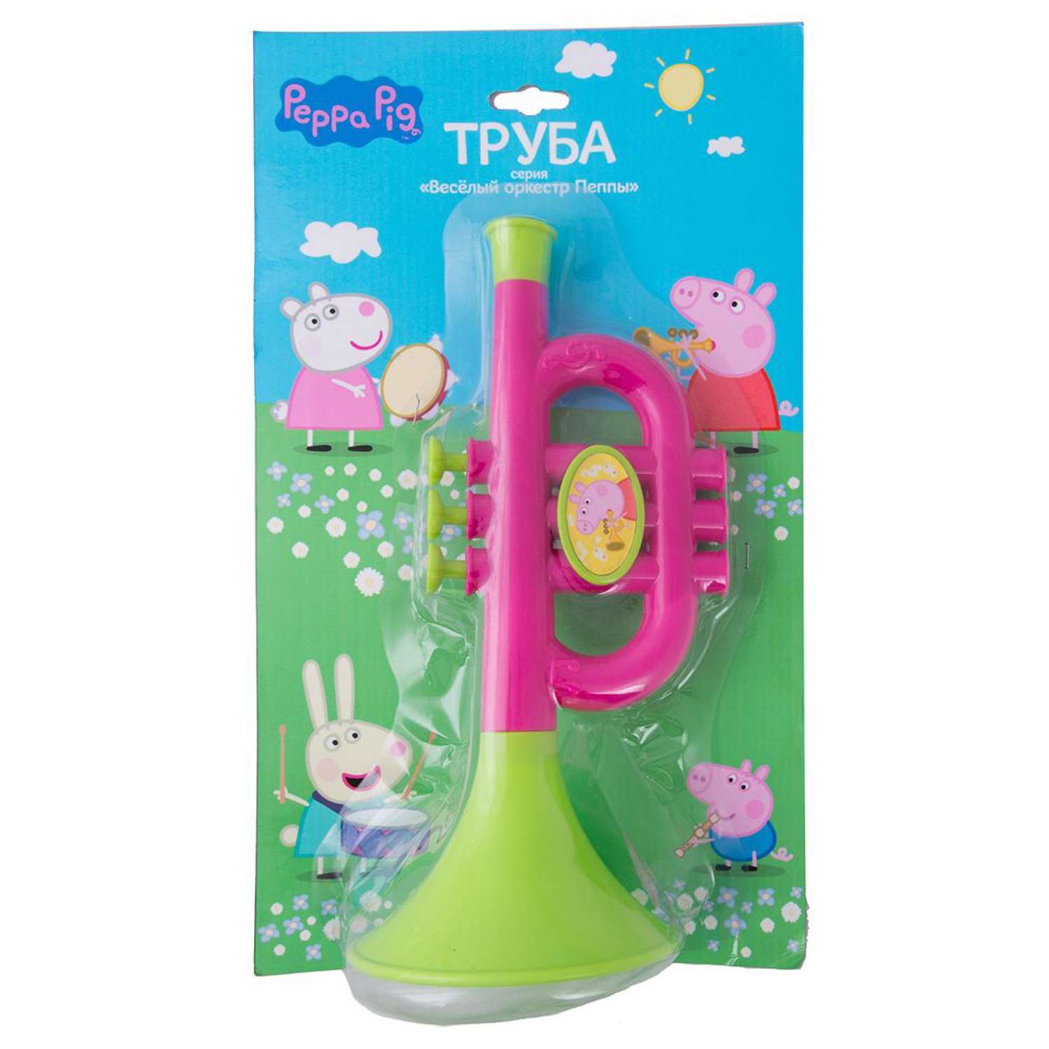 Игрушка музыкальная Свинка Пеппа труба - фото 6