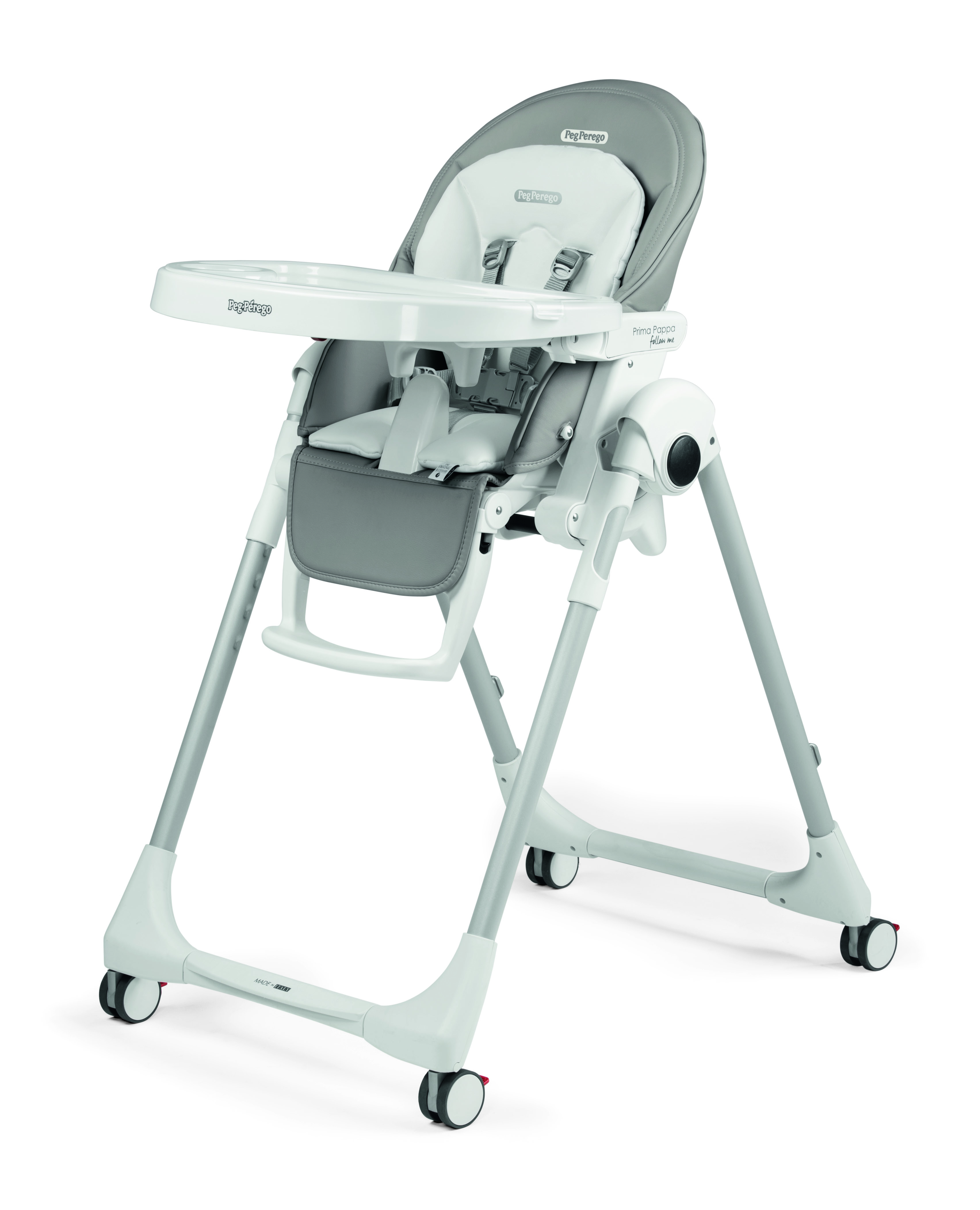 Стульчик для кормления Peg-Perego Prima Pappa Follow Me Plus серый - фото 11