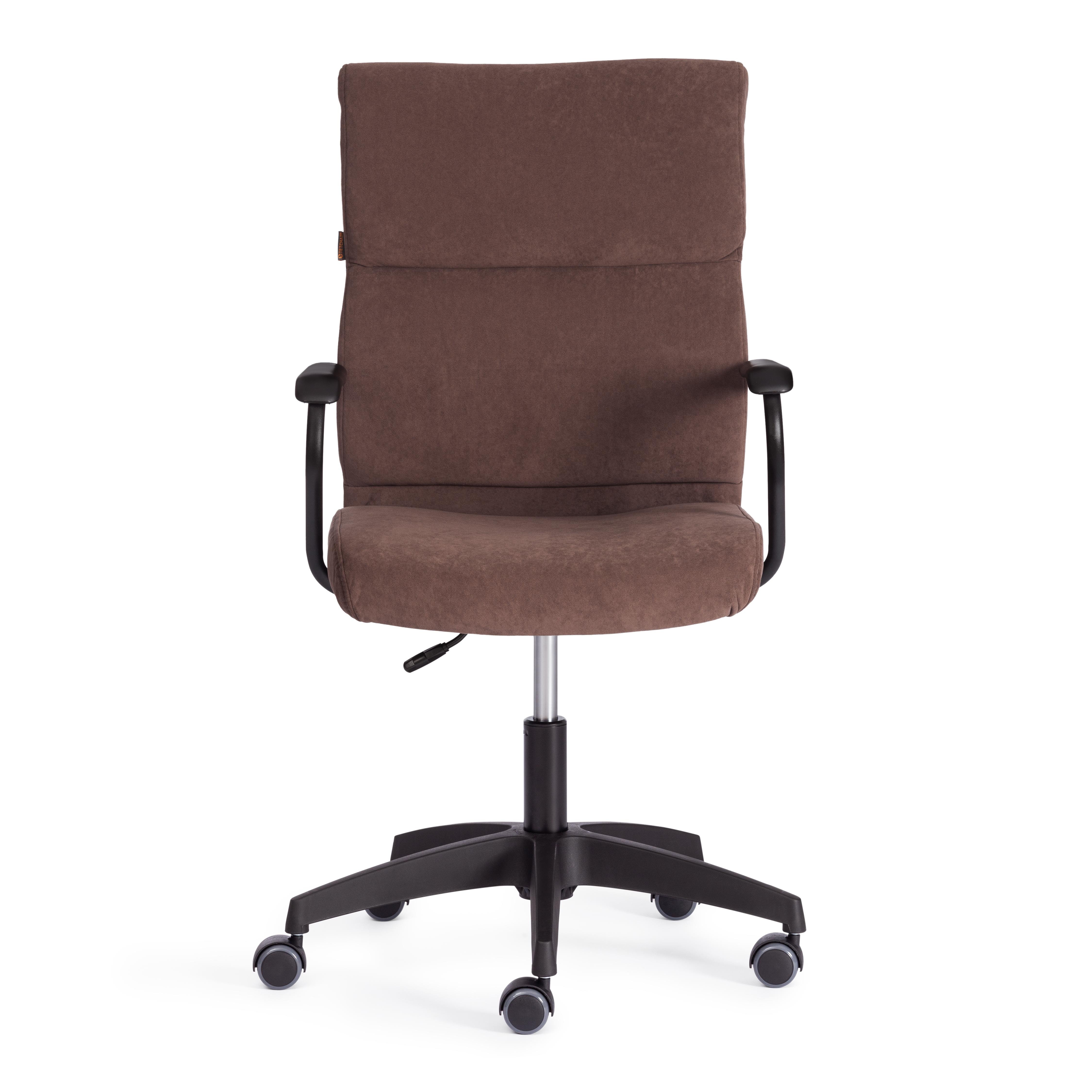 Компьютерное кресло TETCHAIR флок коричневый - фото 6