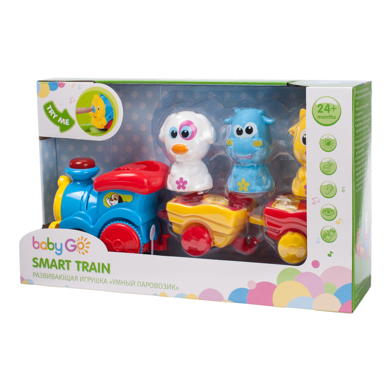 Игрушка BabyGo Поезд с животными - фото 11