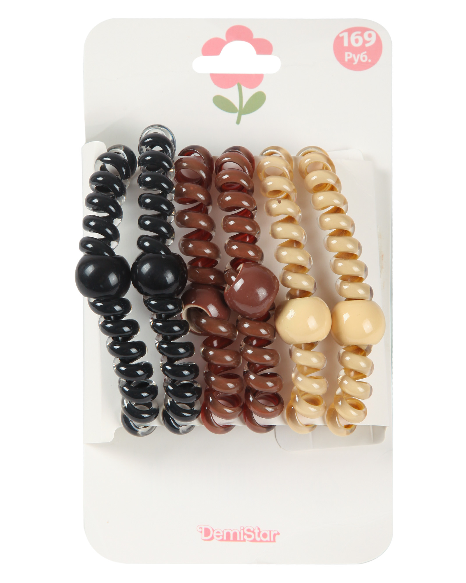 Резинка Demi Star Brown 6 шт. AA254203 - фото 1