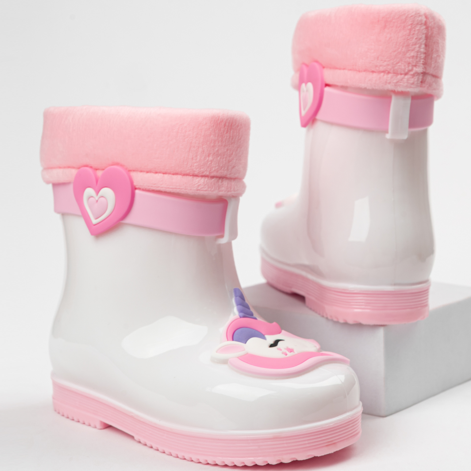 Резиновые сапоги TikkaGo 8U03_2433-1_white-pink - фото 2