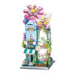 Конструктор QMAN Цветочный магазин 356 дет.