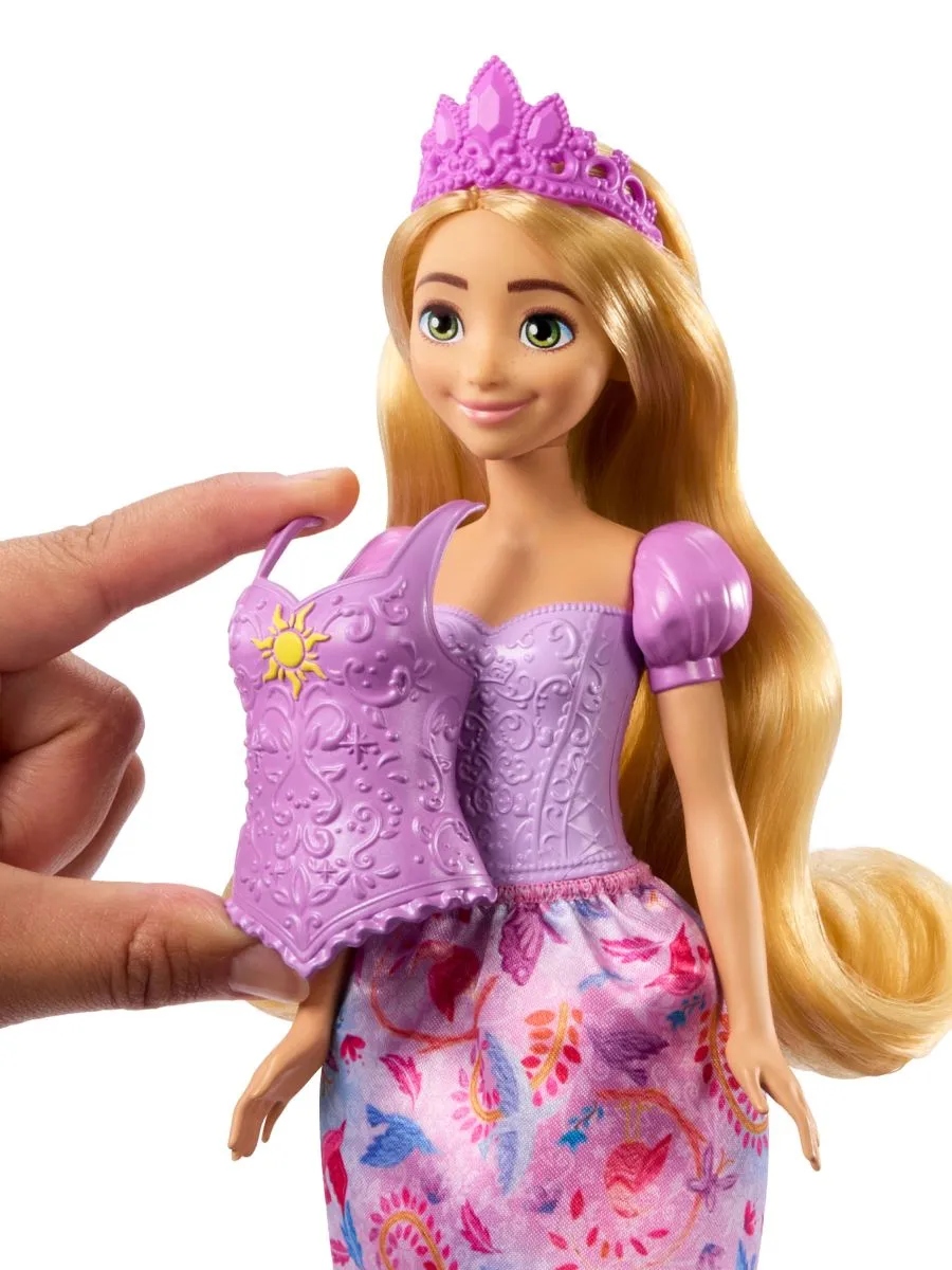 Кукла модельная Arnetta Mattel Disney Принцесса Рапунцель с нарядом высота 27 см JBG09 - фото 6