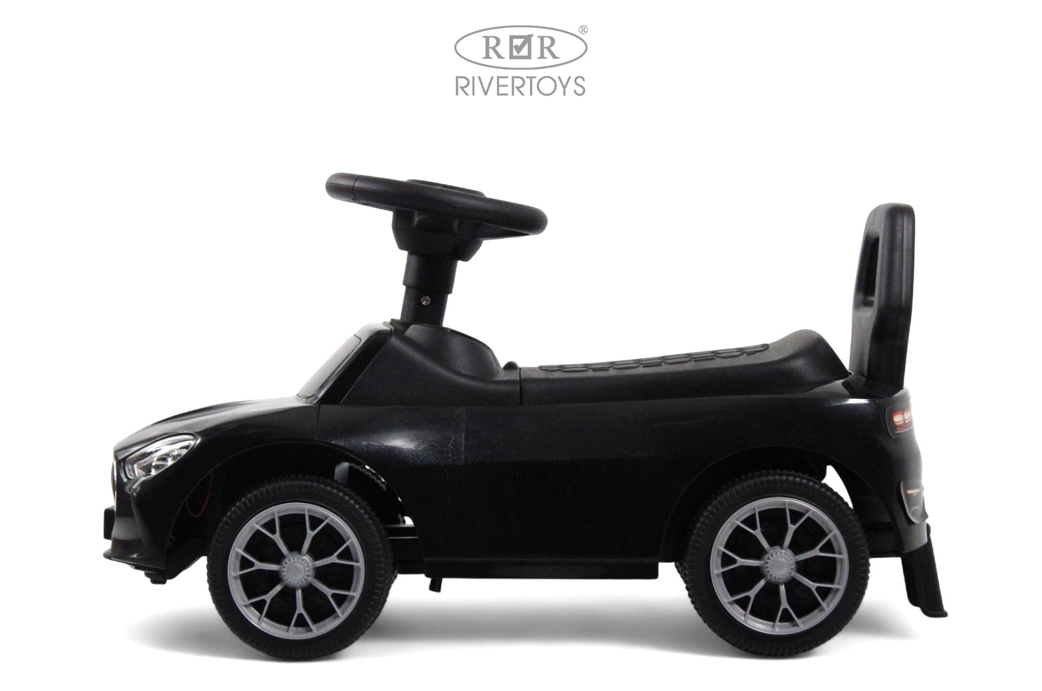 Каталка RIVERTOYS Z004ZZ-M-BLACK черный - фото 7