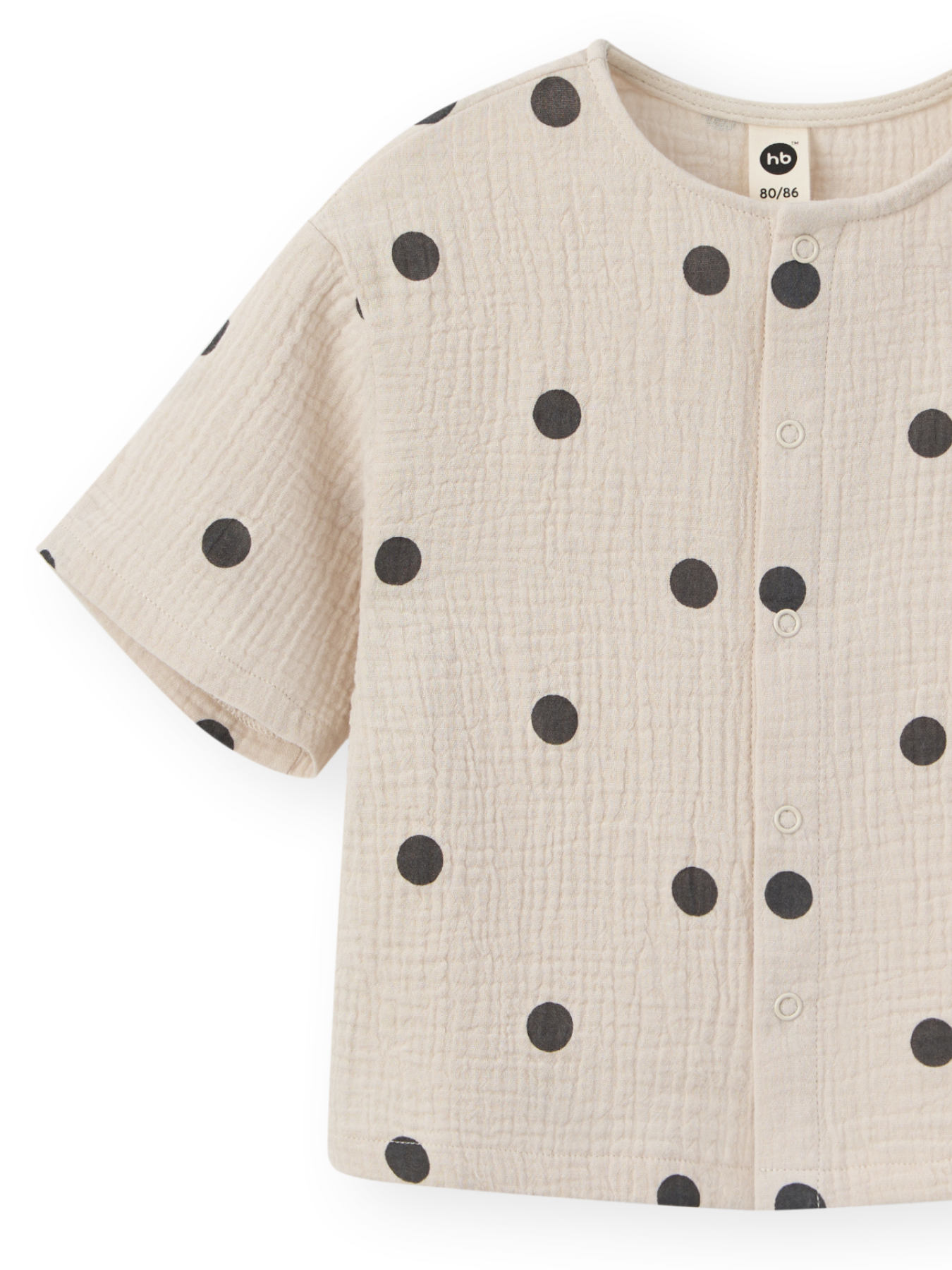 Рубашка Happy Baby 88271_beige with dots - фото 6