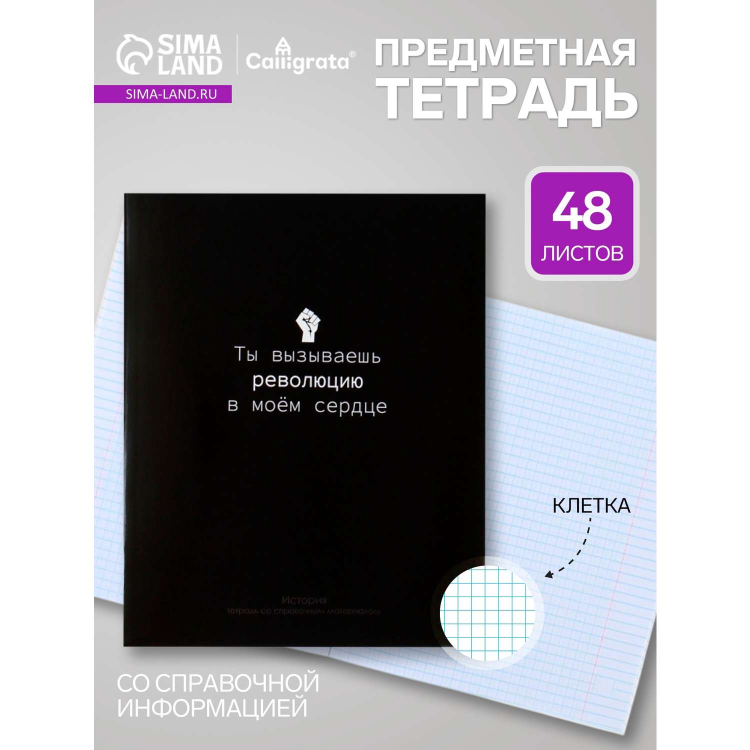 Тетрадь Calligrata 48 лист. (История) - фото 1