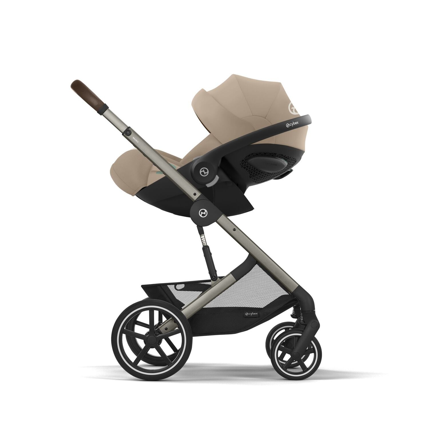 Коляска 3в1 Cybex Balios S Lux TPE бежевый - фото 5