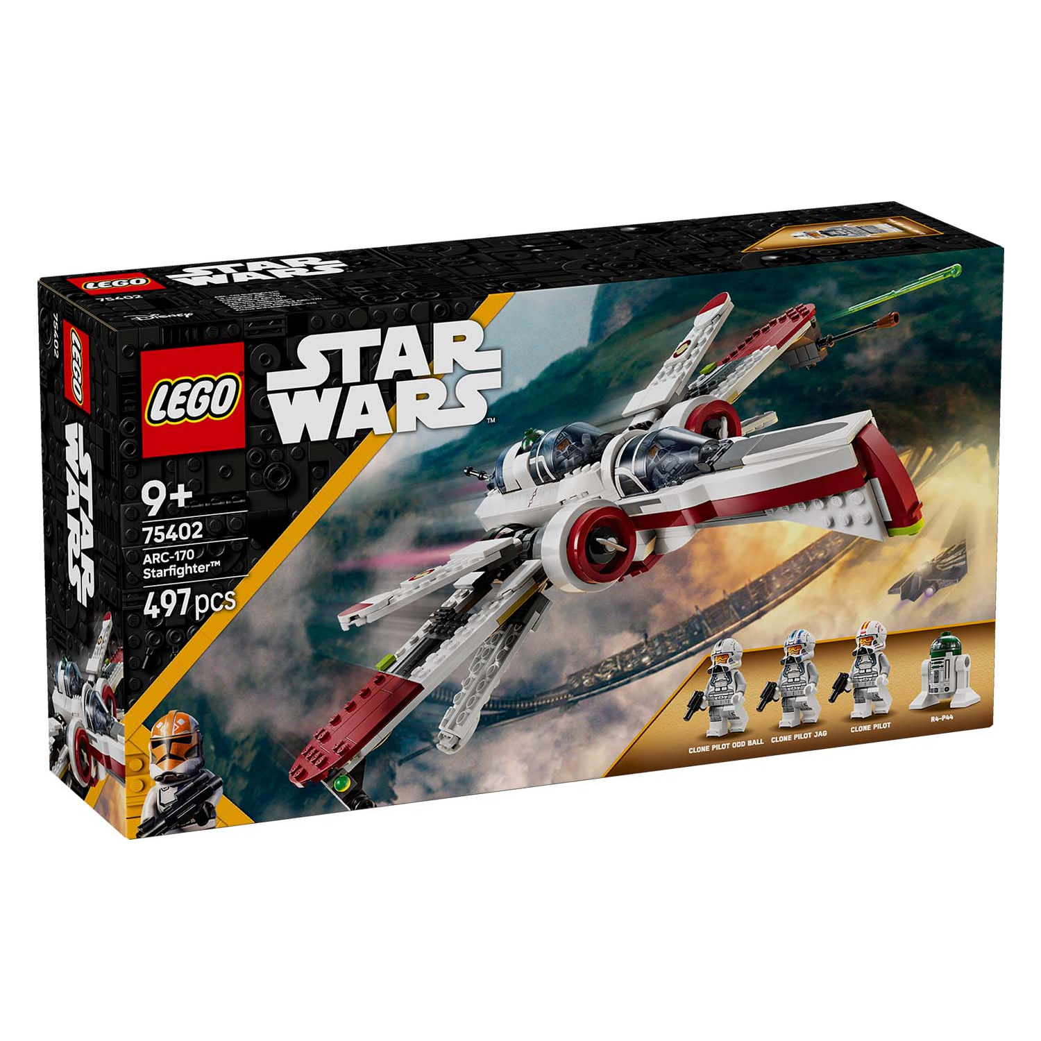 Конструктор LEGO Star Wars Истребитель ARC-170 497 дет. - фото 12