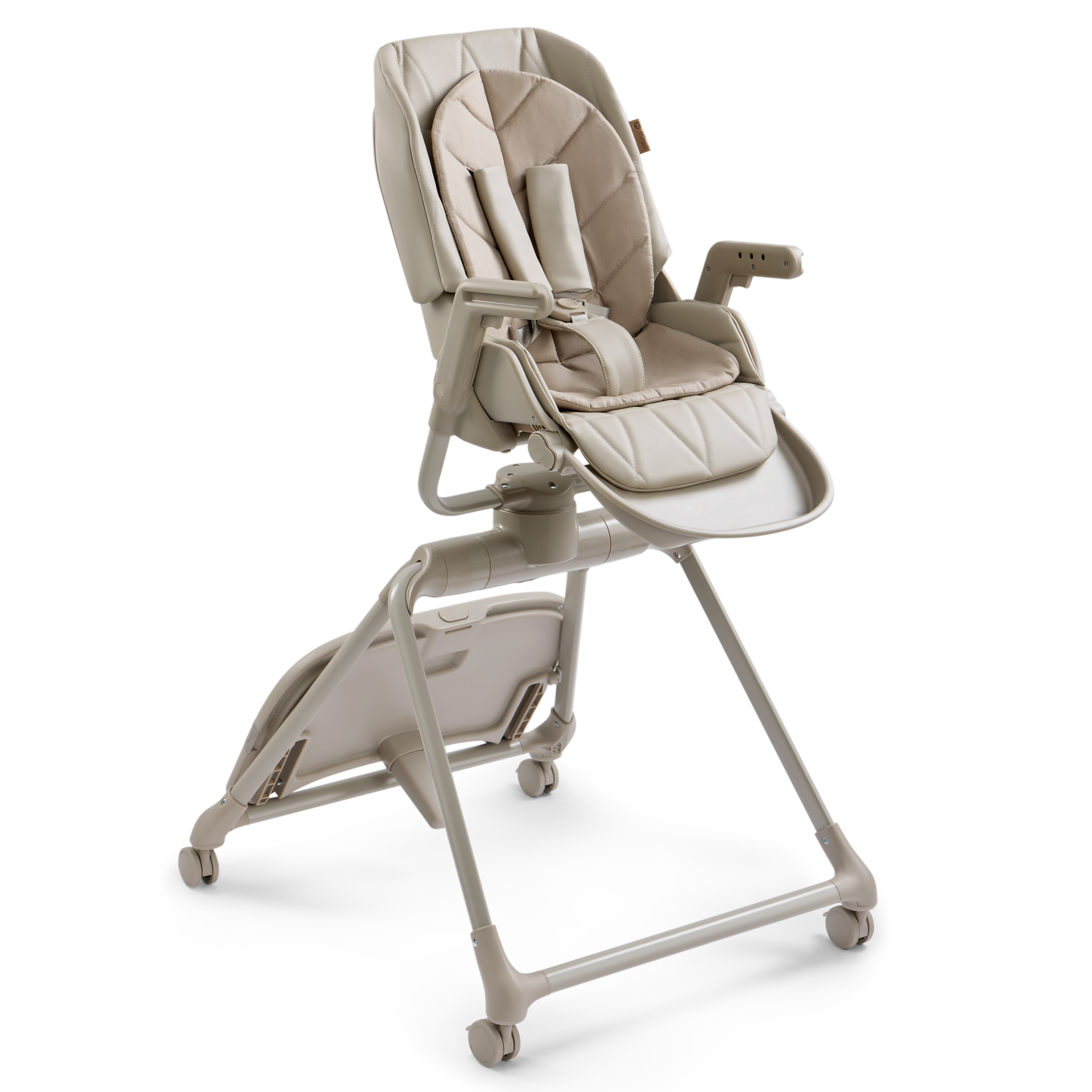 Стульчик для кормления Happy Baby ROMEO серый - фото 17