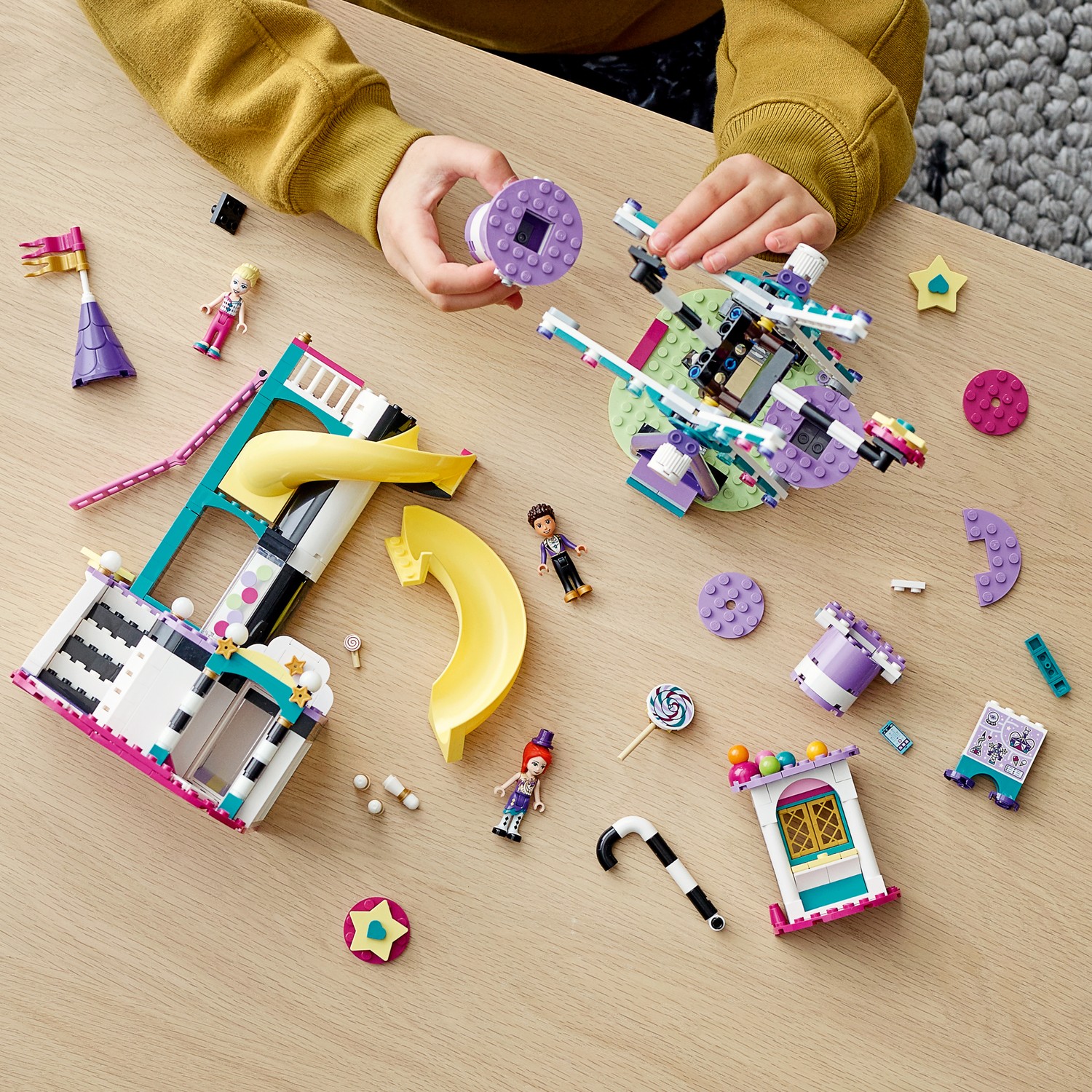 Конструктор LEGO Friends Волшебное колесо обозрения блочный - фото 12