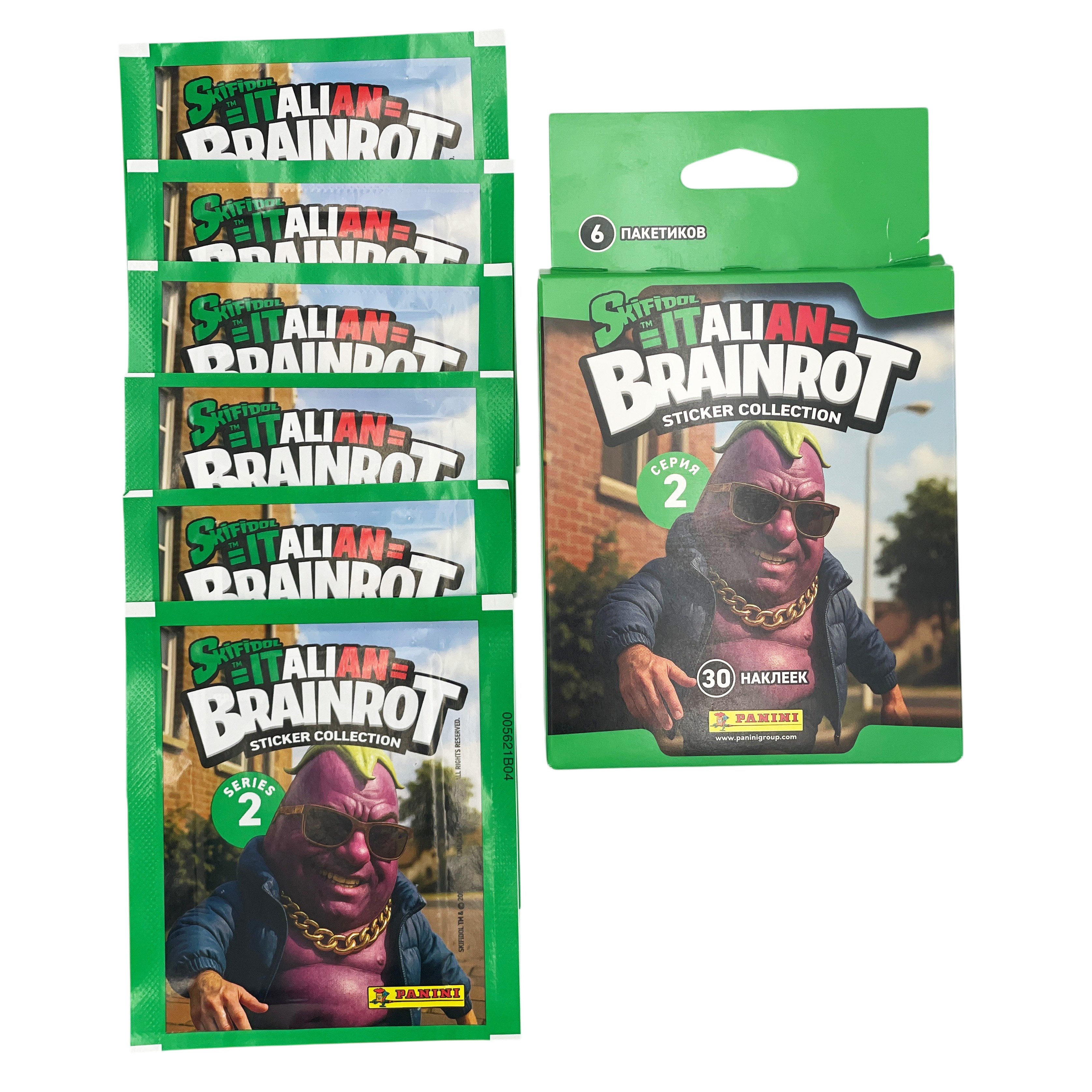Наклейки Panini Skifidol Brainrot Italy 2026 6 шт. - фото 14