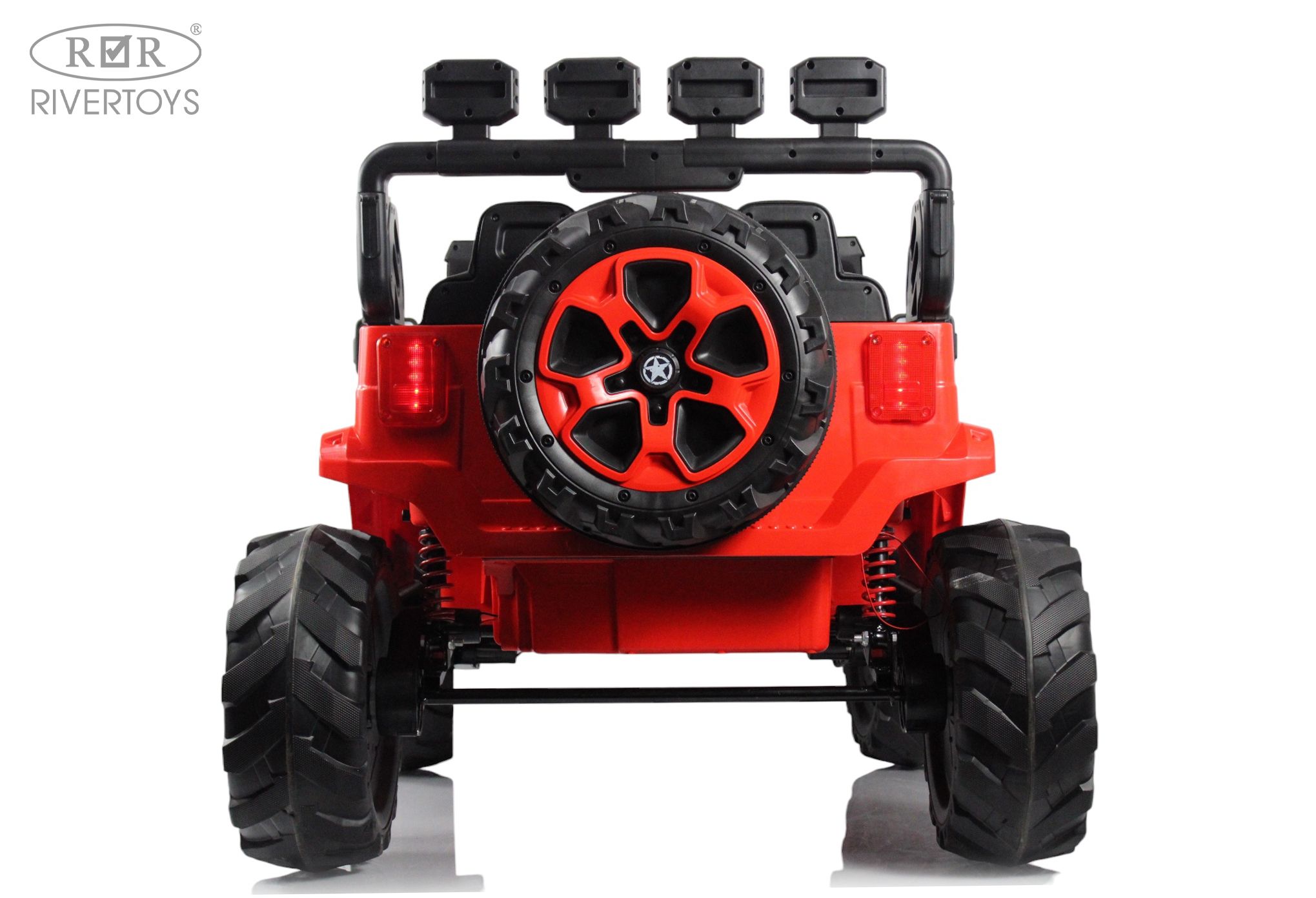 Электромобиль RIVERTOYS М707БХ Red С пультом ДУ - фото 5