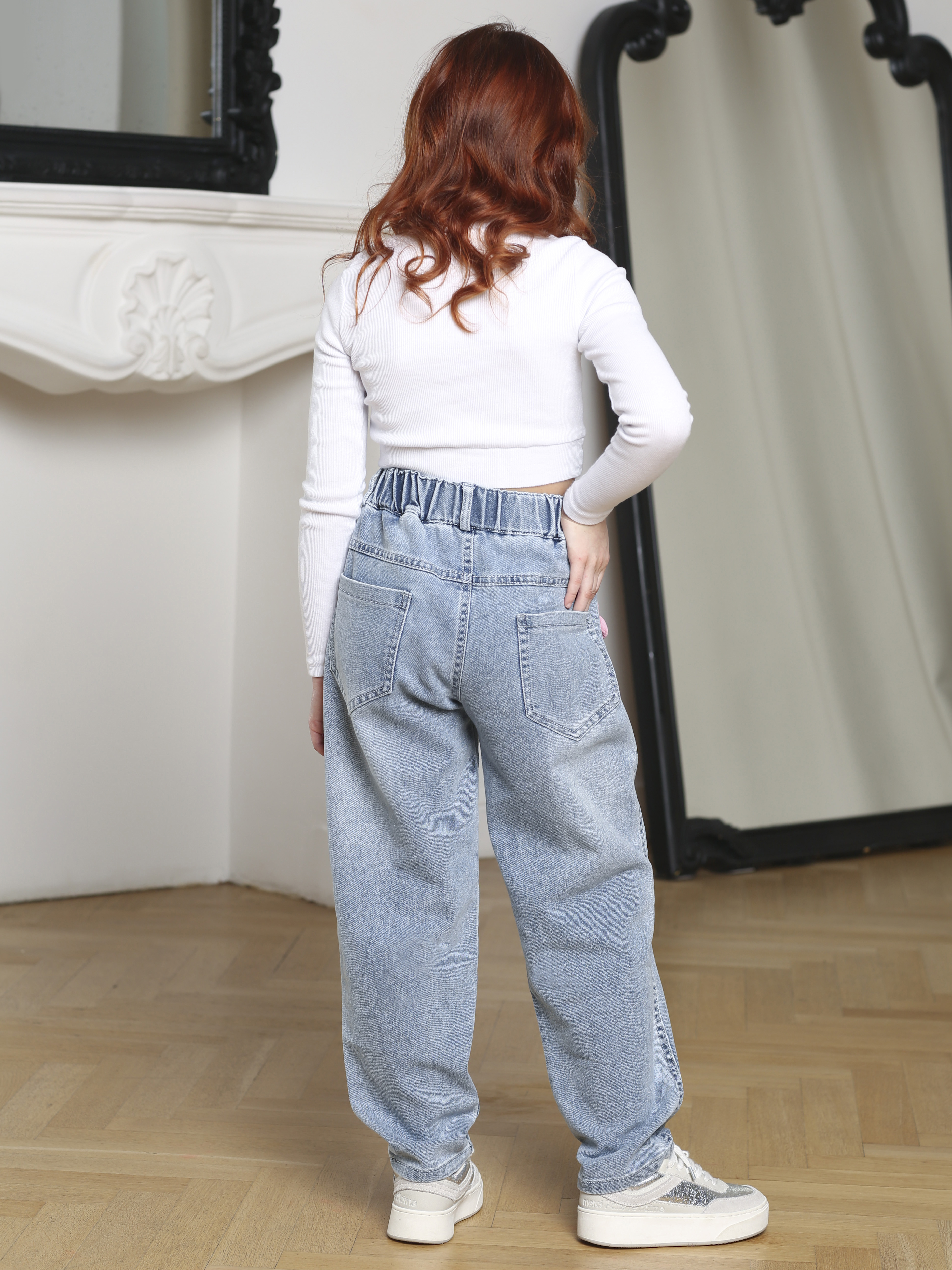 Джинсы-бананы СИНИЙ МИР RB1003A-IL - фото 6