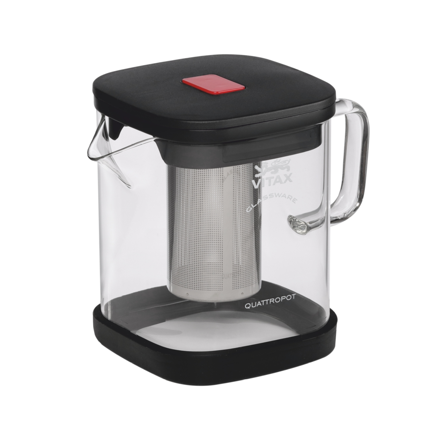 Чайник заварочный Vitax 0.9 л из жаропрочного стекла с ситечком можно греть на плите - фото 15