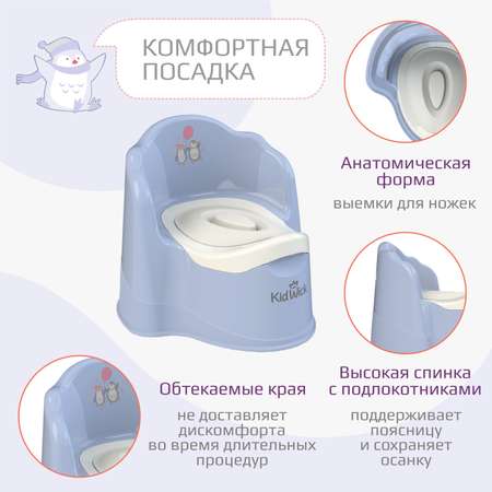 Горшок KidWick Трон фиолетовый