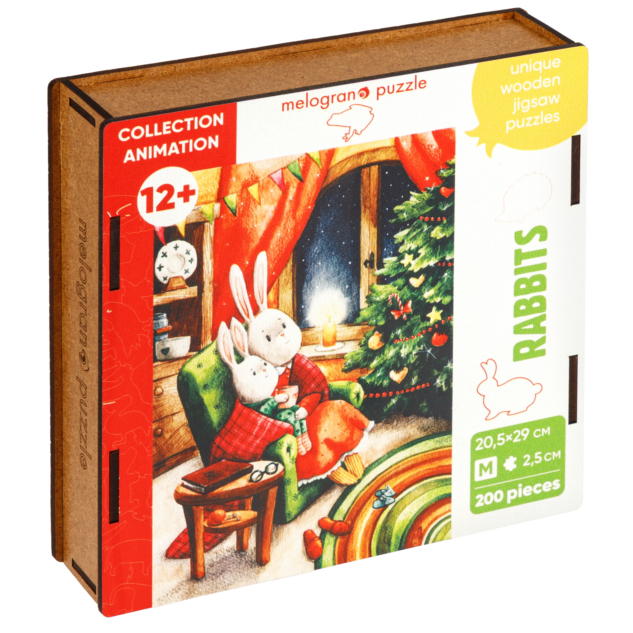 Пазл 1TOY Новогодняя елка деревянный - фото 8