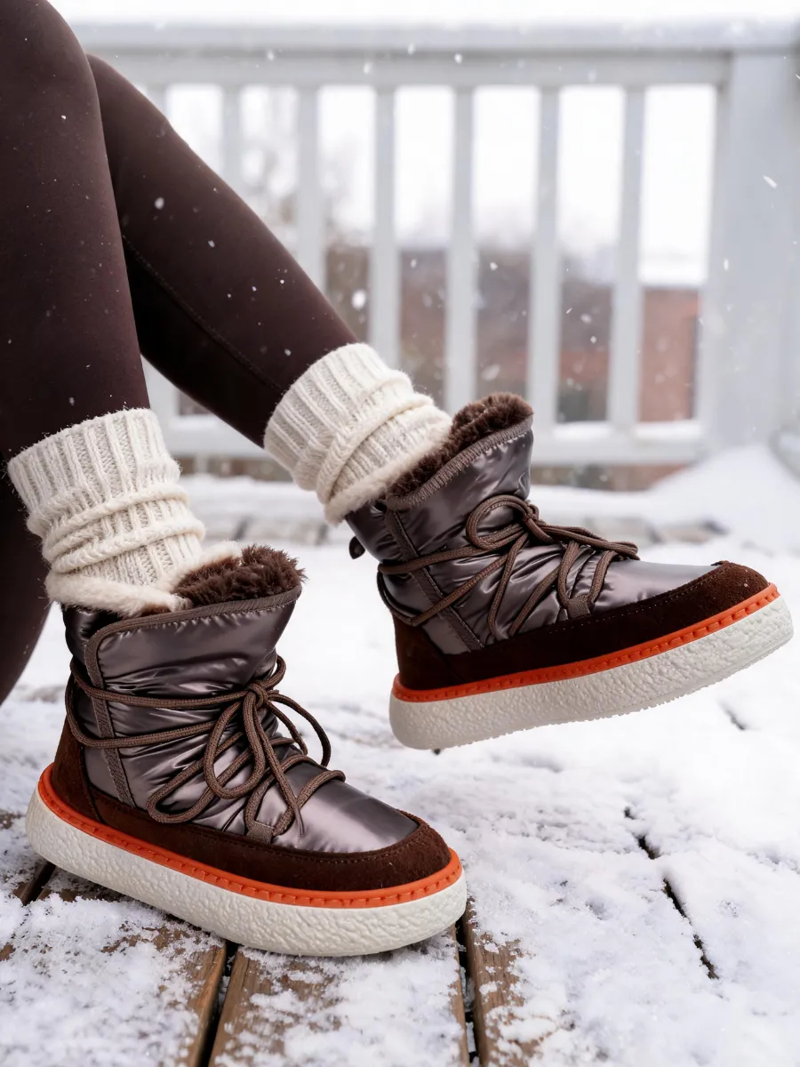 Дутики KDX XSM-02 brown - фото 5