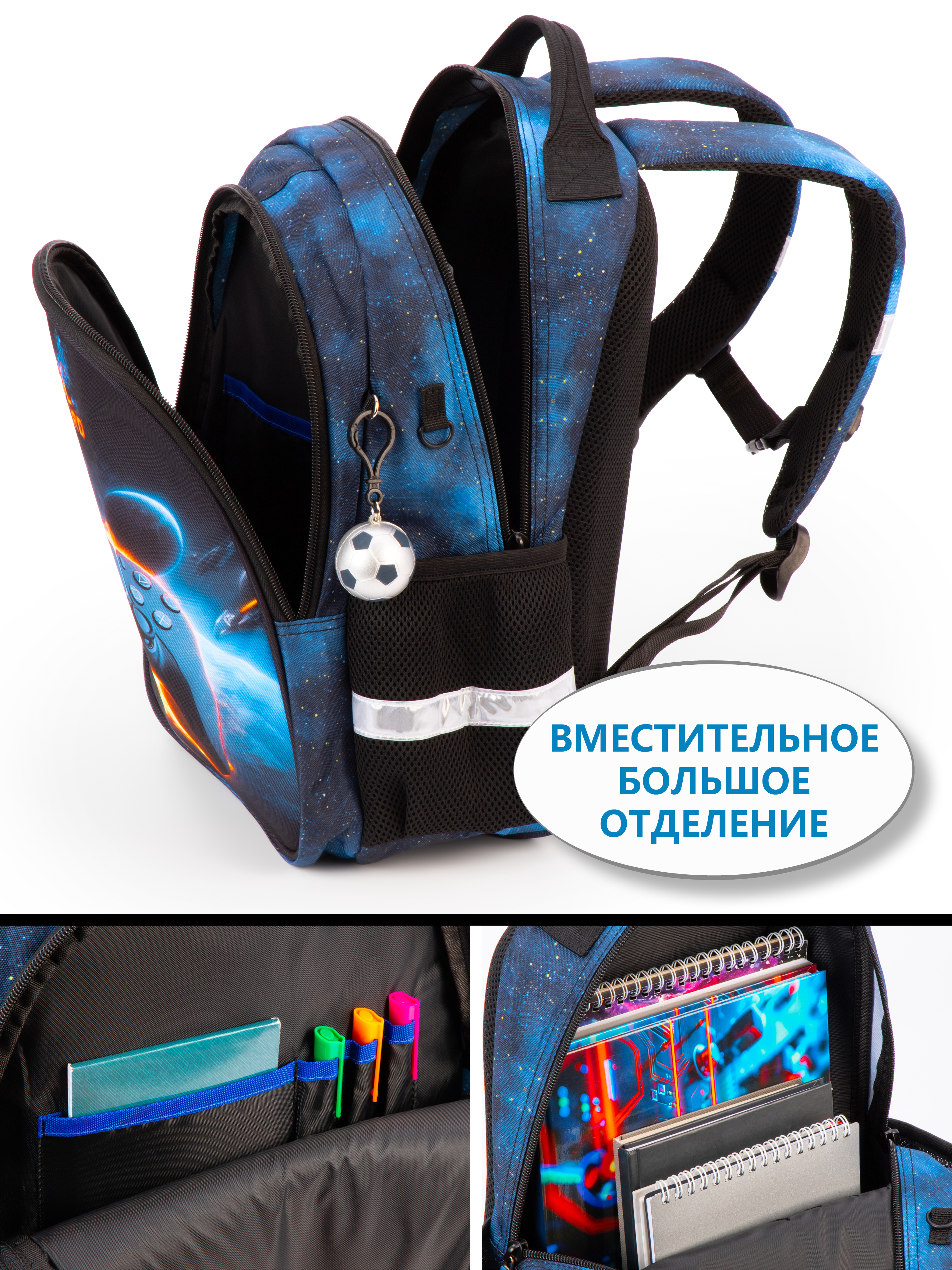 Рюкзак School Standard школьный для мальчика 8в1 - фото 5