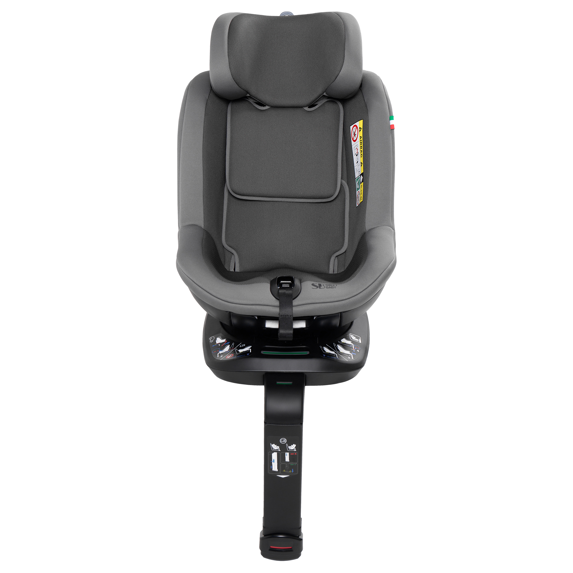 Автокресло Sweet Baby Odyssey B3 i-Size Dark Grey Isofix 0+/1 (0-18 кг) серый - фото 20