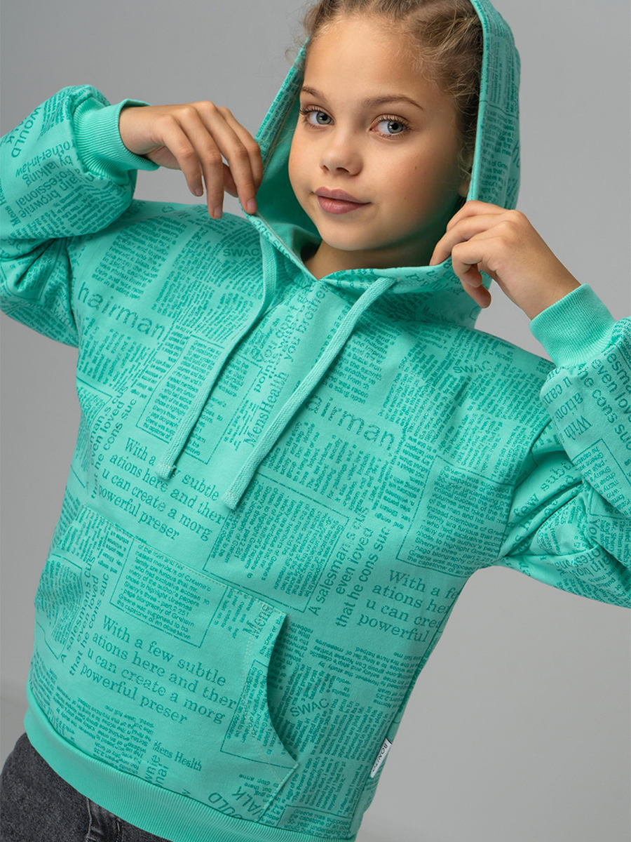 Худи BONITO KIDS SS6073ментоловый - фото 2