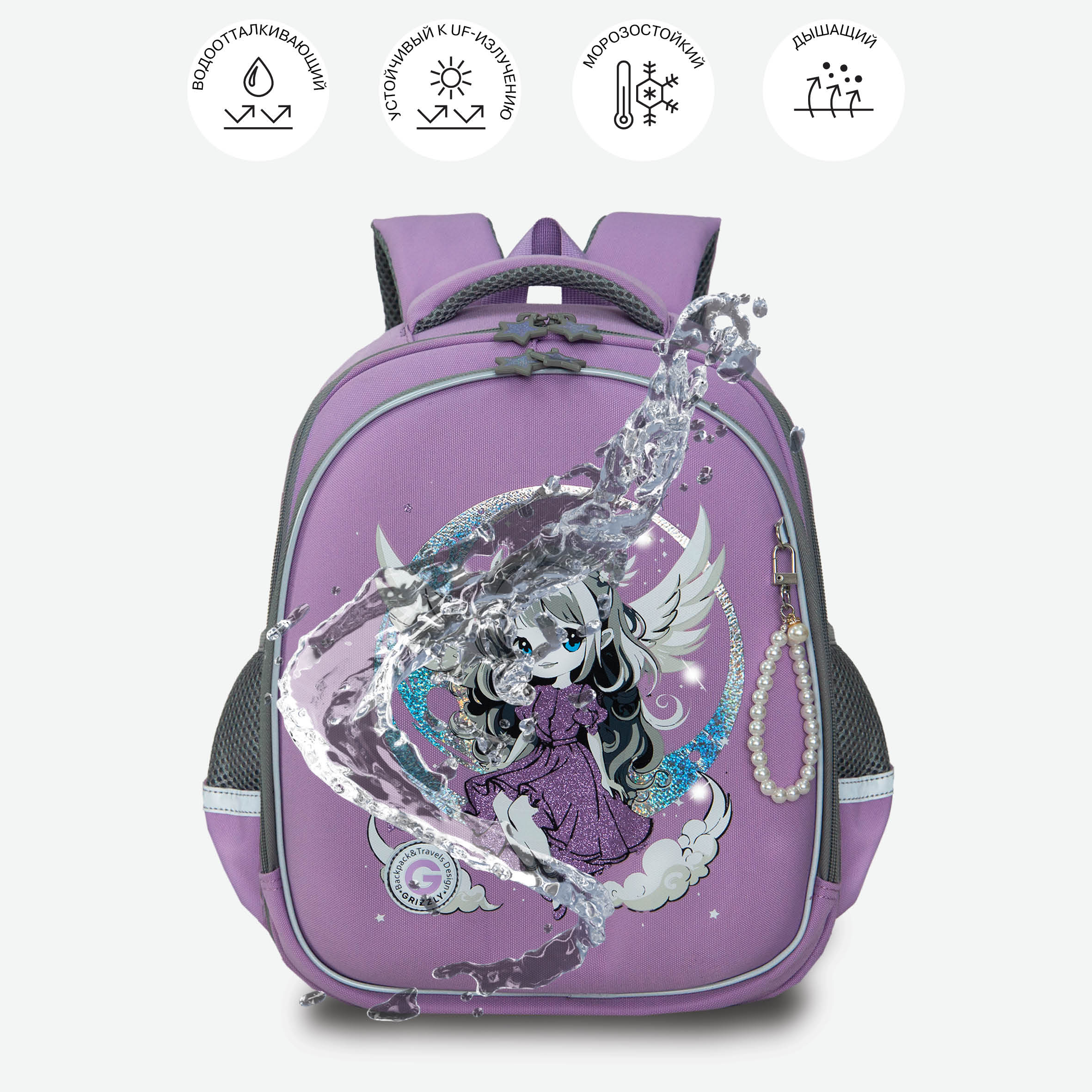 Ранец Grizzly для девочки - фото 9