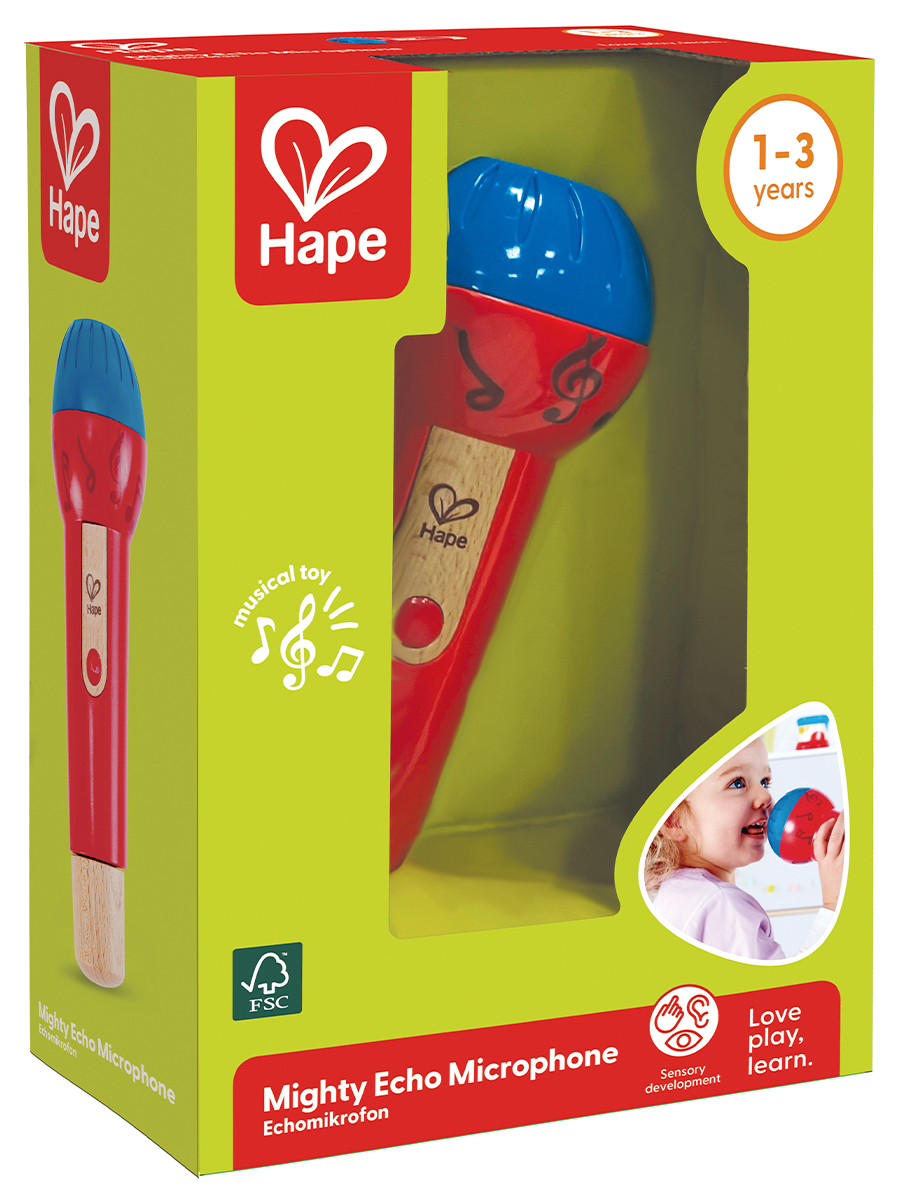 Игрушка музыкальная Hape Микрофон игрушечный микрофон - фото 9