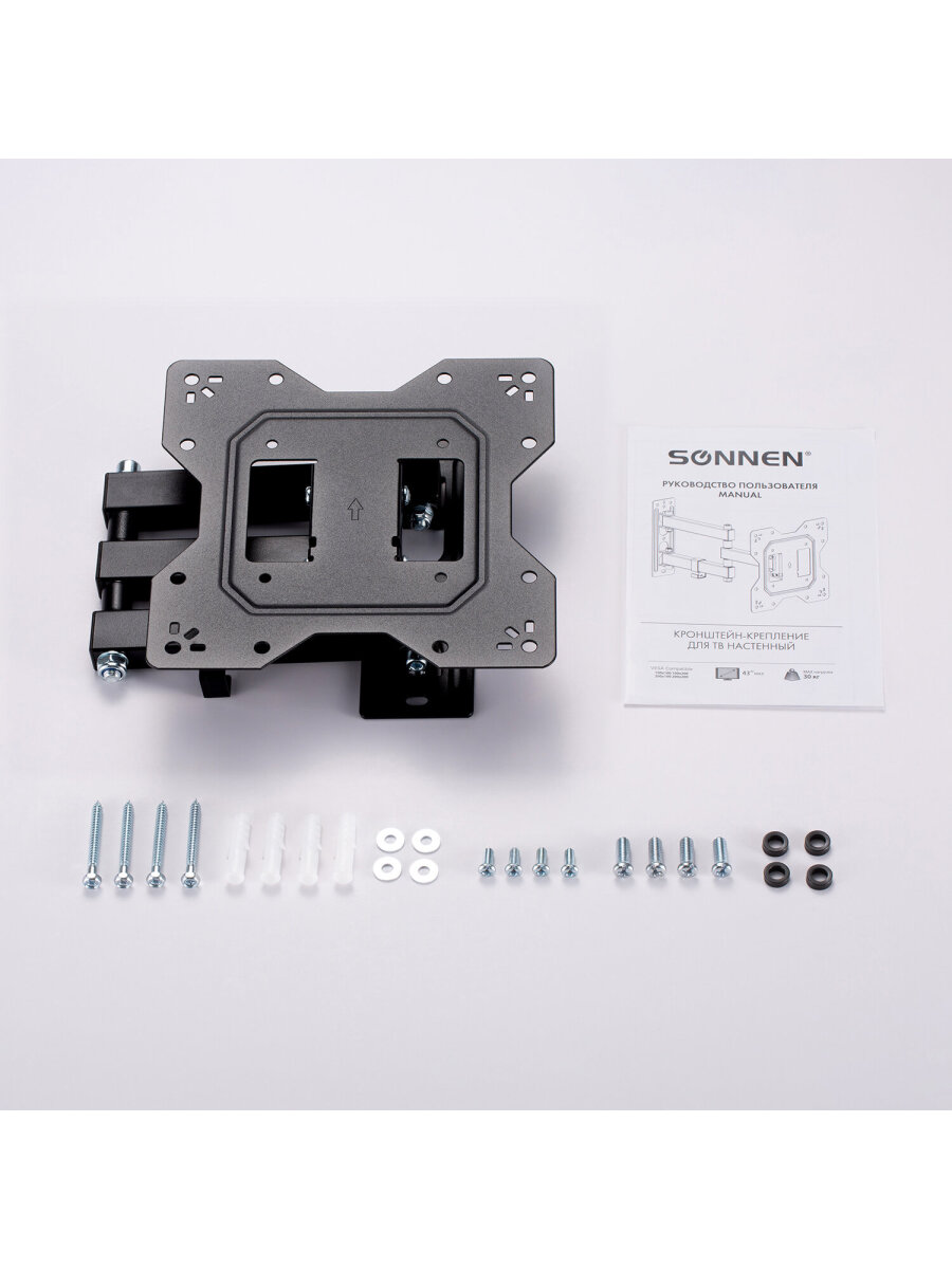 Кронштейн Sonnen для телевизора на стену крепление до 43 дюймов 30 кг - фото 11