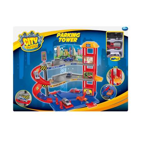 Парковка Dave Toy Парковочная башня с лифтом