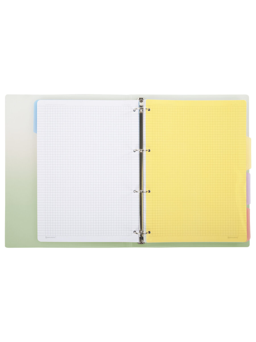 Тетрадь со сменным блоком Brauberg клетка 120 лист. - фото 11