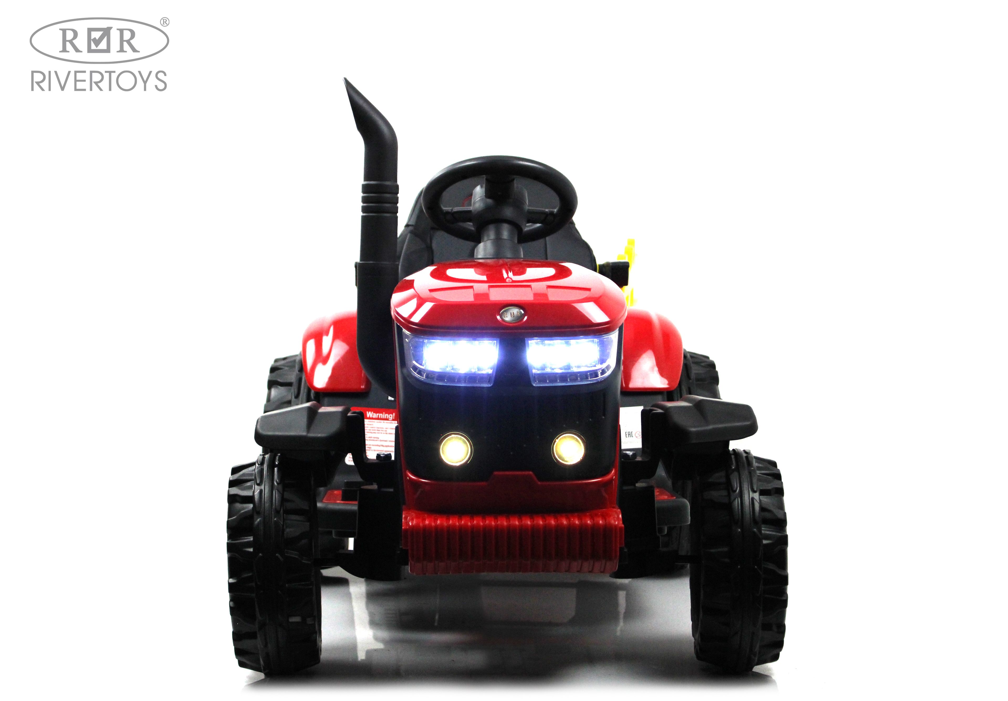 Электромобиль RIVERTOYS O555OO-RED С пультом ДУ - фото 23